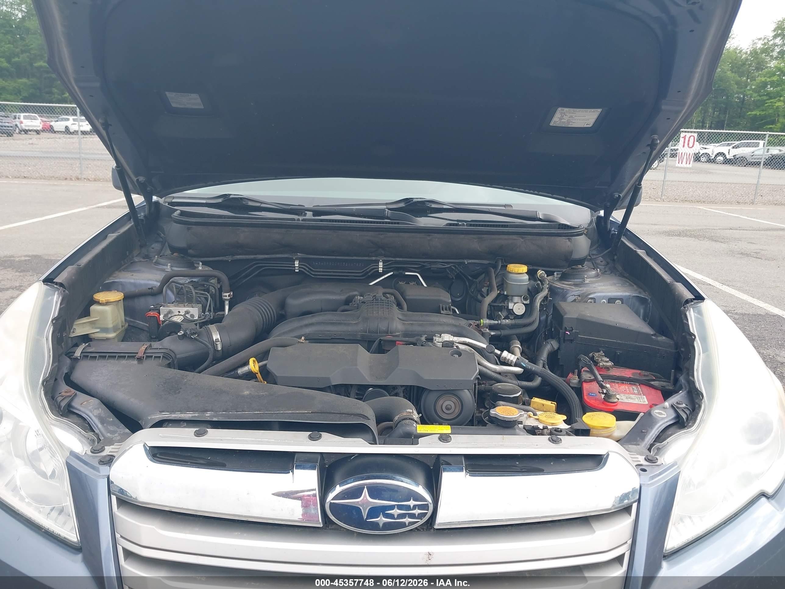 2013 Subaru Outback 2.5i Premium Blue vin: 4S4BRBCC8D3266785
