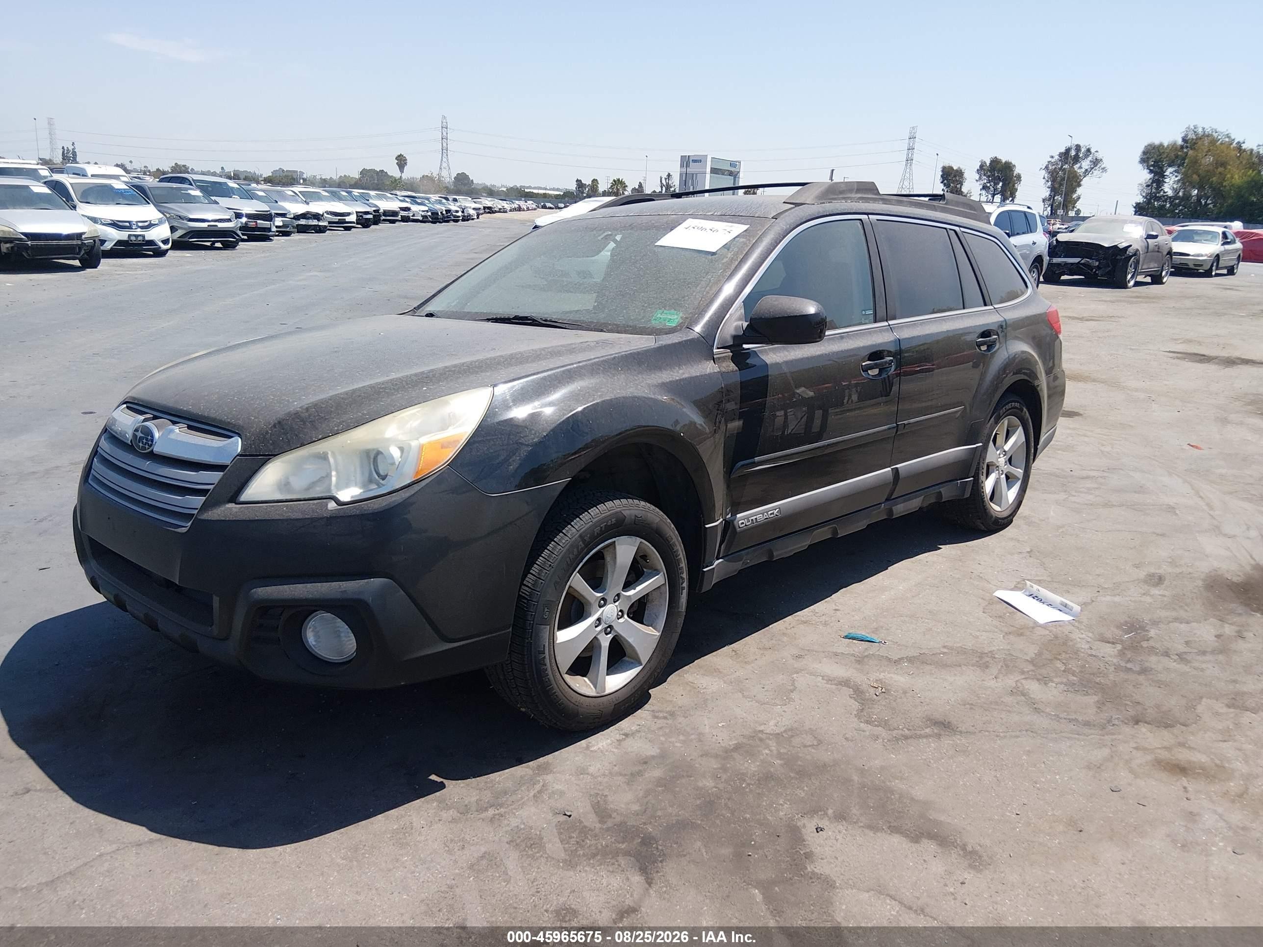 2014 Subaru Outback 2.5i Premium Black vin: 4S4BRBCC8E3204174