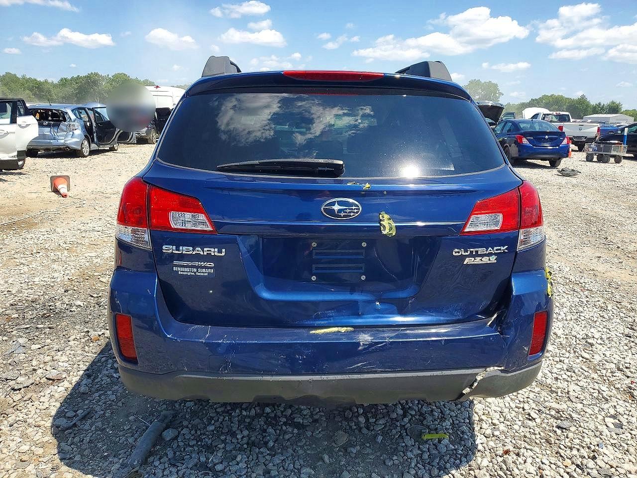 2010 Subaru Outback 2.5i Premium Blue vin: 4S4BRBCC9A3318243