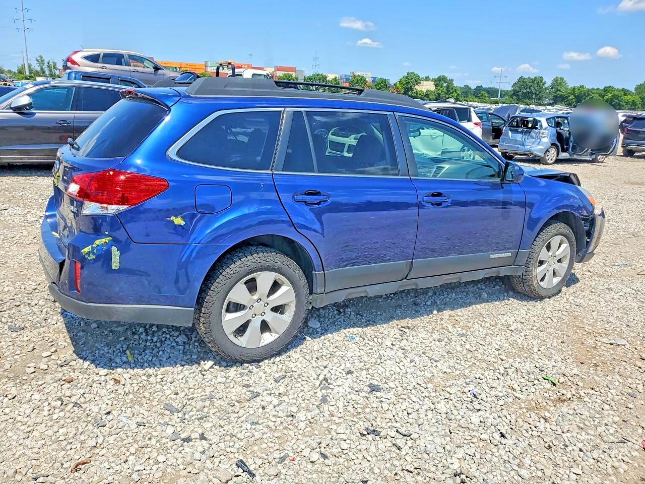 2010 Subaru Outback 2.5i Premium Blue vin: 4S4BRBCC9A3318243