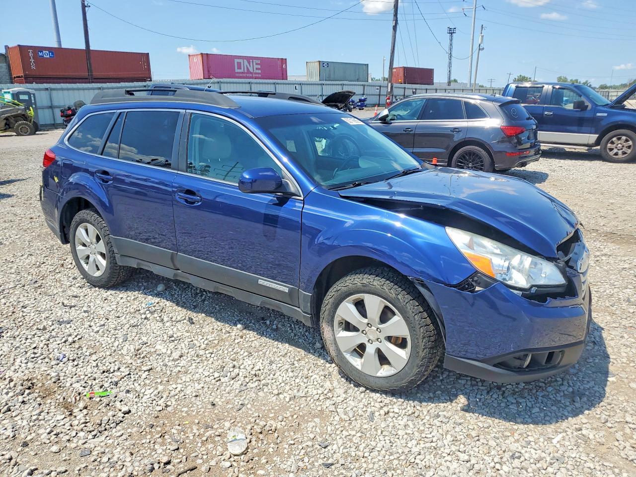 2010 Subaru Outback 2.5i Premium Blue vin: 4S4BRBCC9A3318243