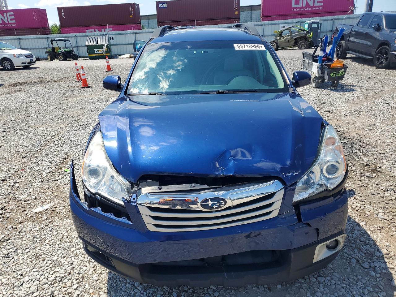 2010 Subaru Outback 2.5i Premium Blue vin: 4S4BRBCC9A3318243