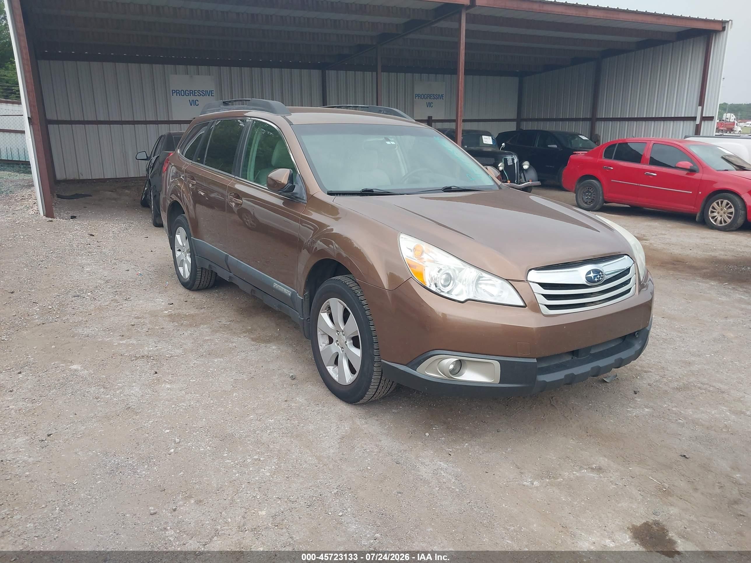 2011 Subaru Outback 2.5i Premium Brown vin: 4S4BRBCC9B3316154
