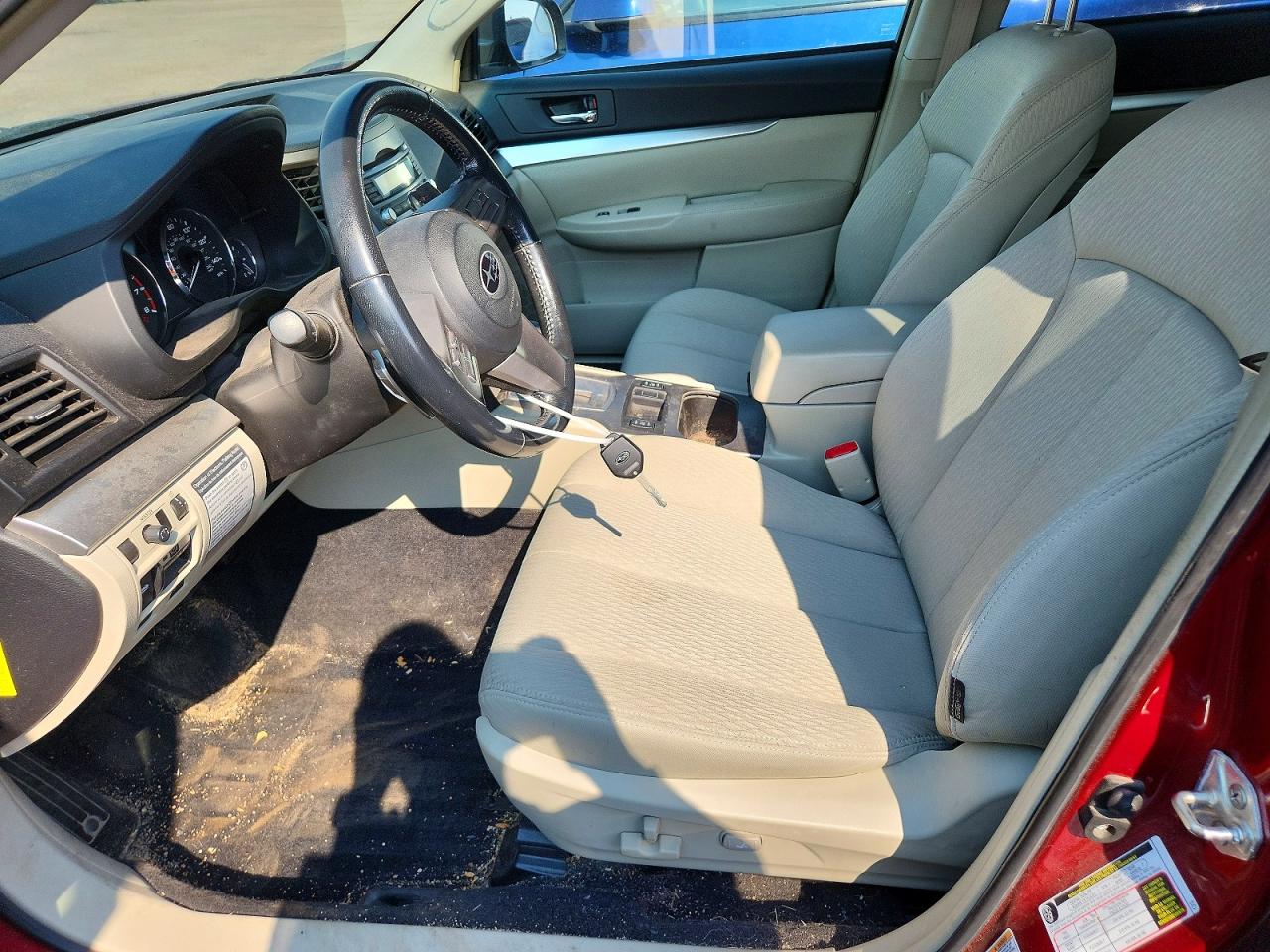 2011 Subaru Outback 2.5i Premium Red vin: 4S4BRBCC9B3333942