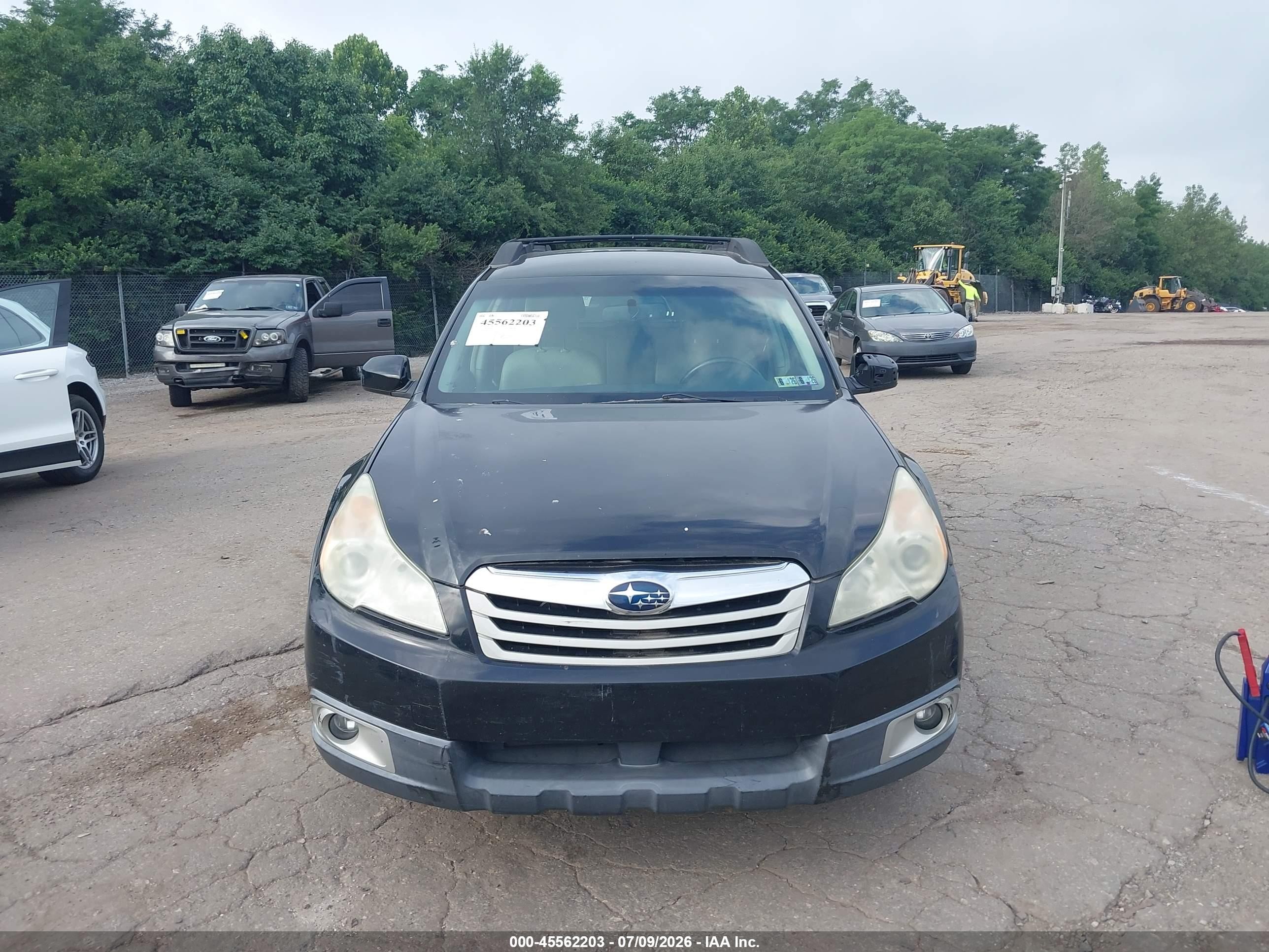 2011 Subaru Outback 2.5i Premium Black vin: 4S4BRBCC9B3358596