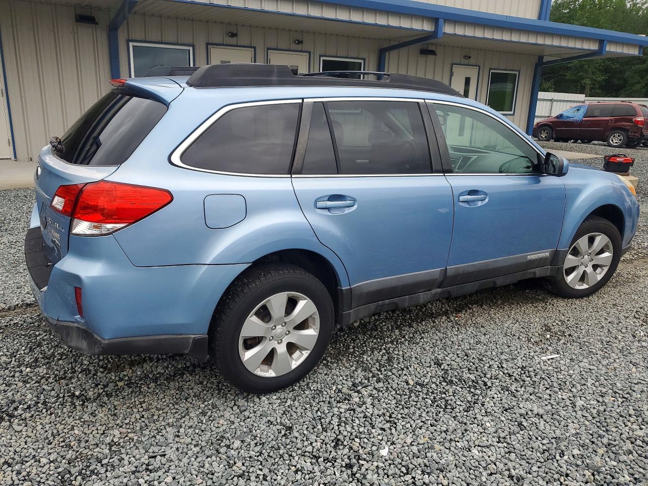 2011 Subaru Outback 2.5i Premium Blue vin: 4S4BRBCC9B3376709
