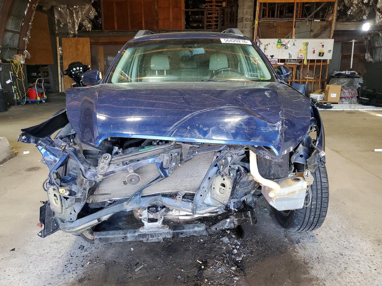 2011 Subaru Outback 2.5i Premium Blue vin: 4S4BRBCC9B3385166