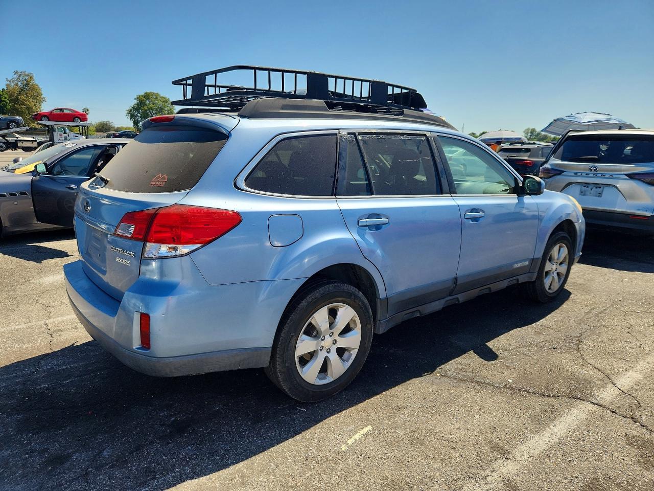 2011 Subaru Outback 2.5i Premium Синий vin: 4S4BRBCC9B3436522