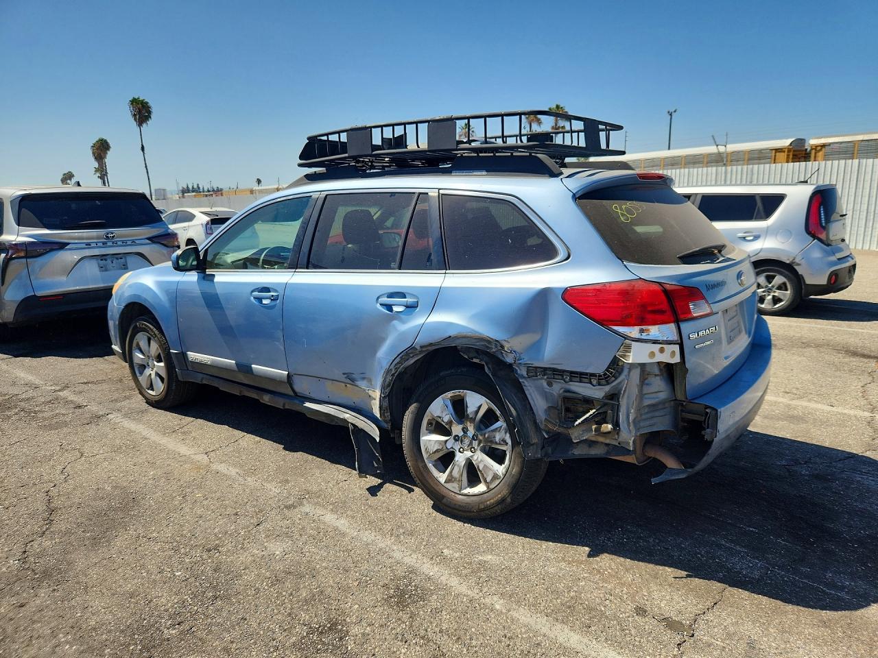 2011 Subaru Outback 2.5i Premium Синий vin: 4S4BRBCC9B3436522