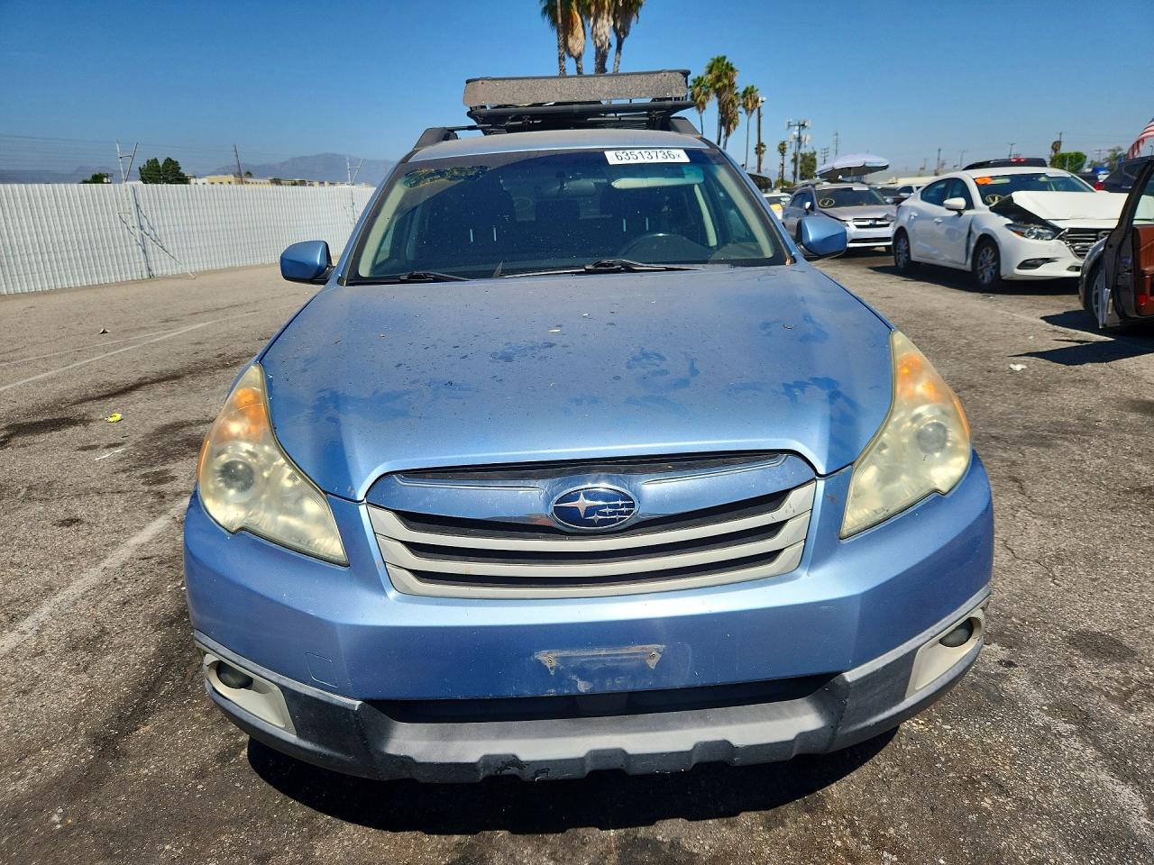 2011 Subaru Outback 2.5i Premium Синий vin: 4S4BRBCC9B3436522