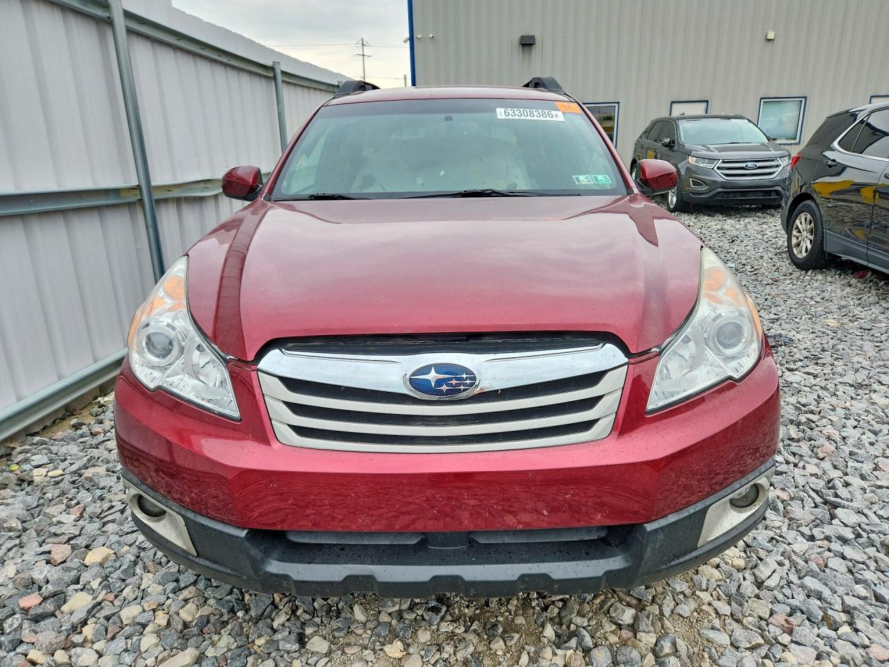2012 Subaru Outback 2.5i Premium Red vin: 4S4BRBCC9C3224835