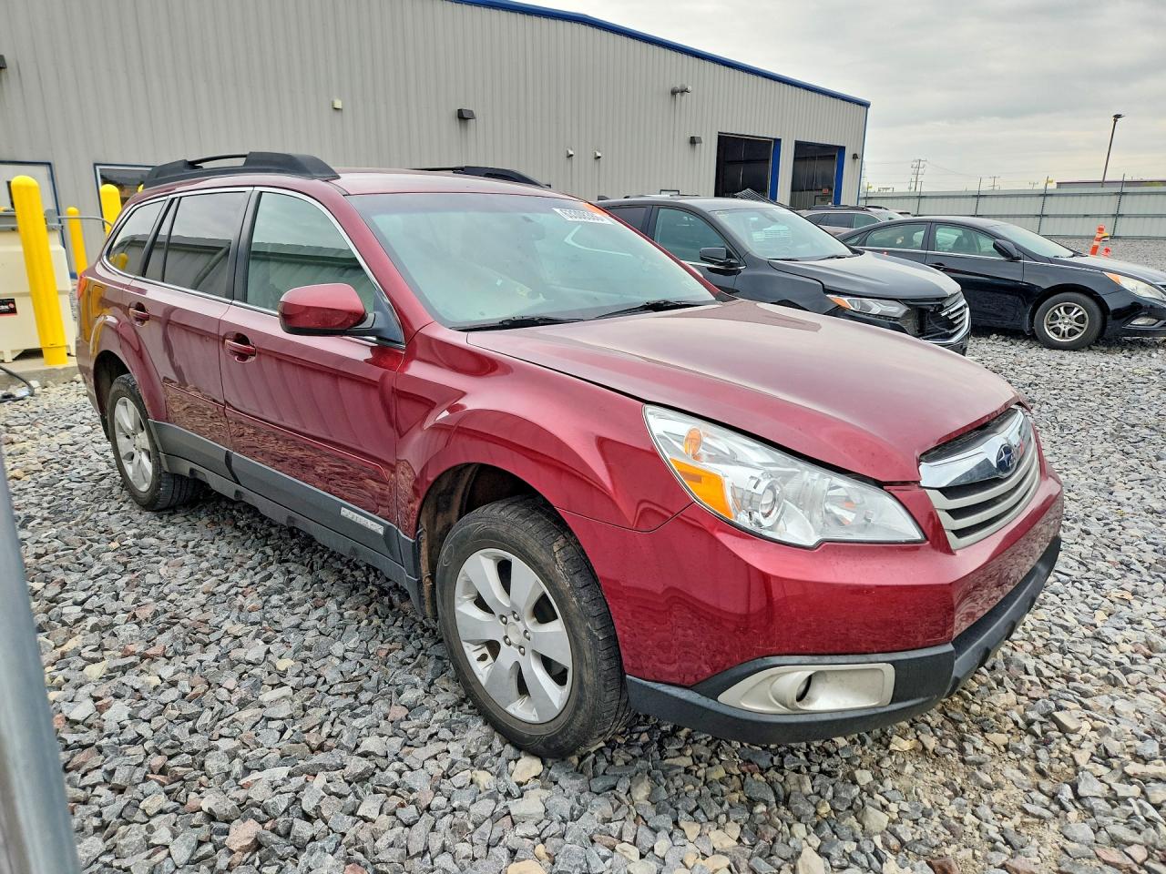 2012 Subaru Outback 2.5i Premium Red vin: 4S4BRBCC9C3224835