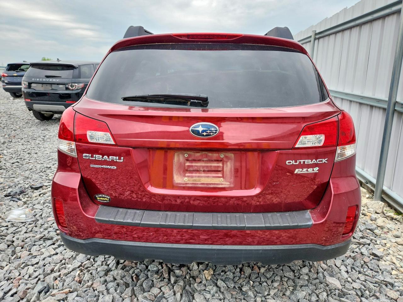 2012 Subaru Outback 2.5i Premium Red vin: 4S4BRBCC9C3224835