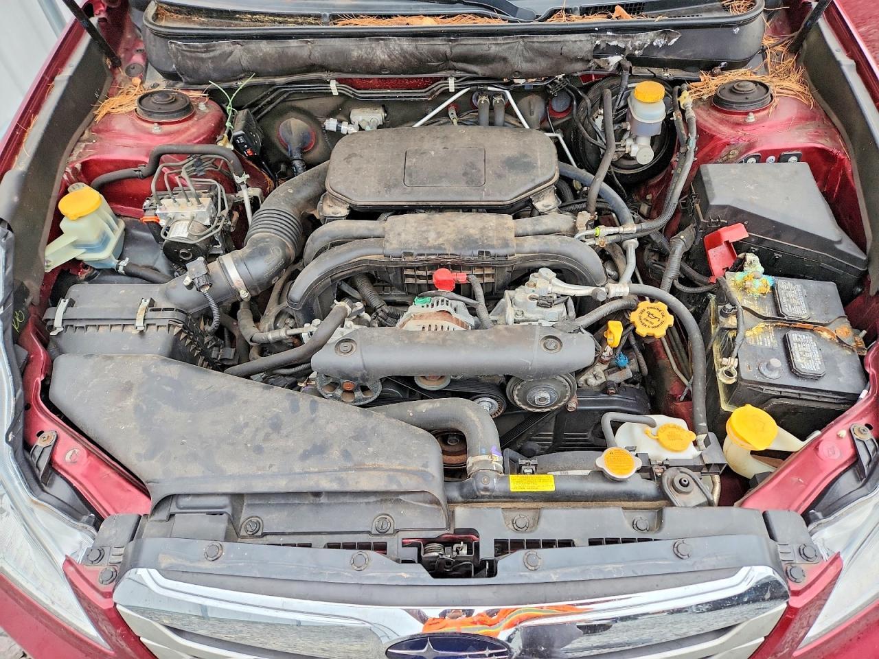 2012 Subaru Outback 2.5i Premium Red vin: 4S4BRBCC9C3224835