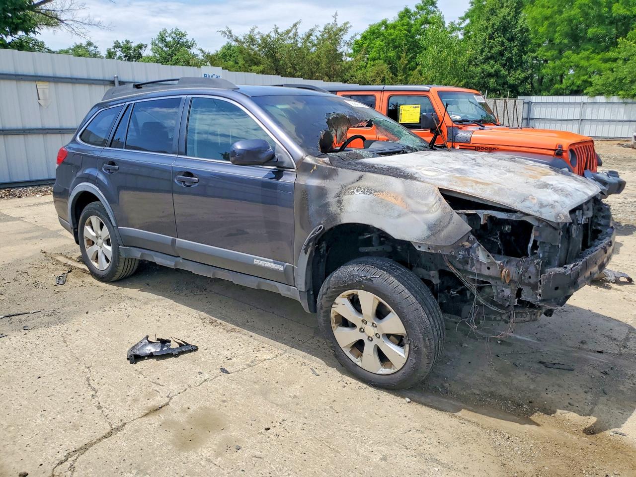 2012 Subaru Outback 2.5i Premium Синий vin: 4S4BRBCC9C3270763