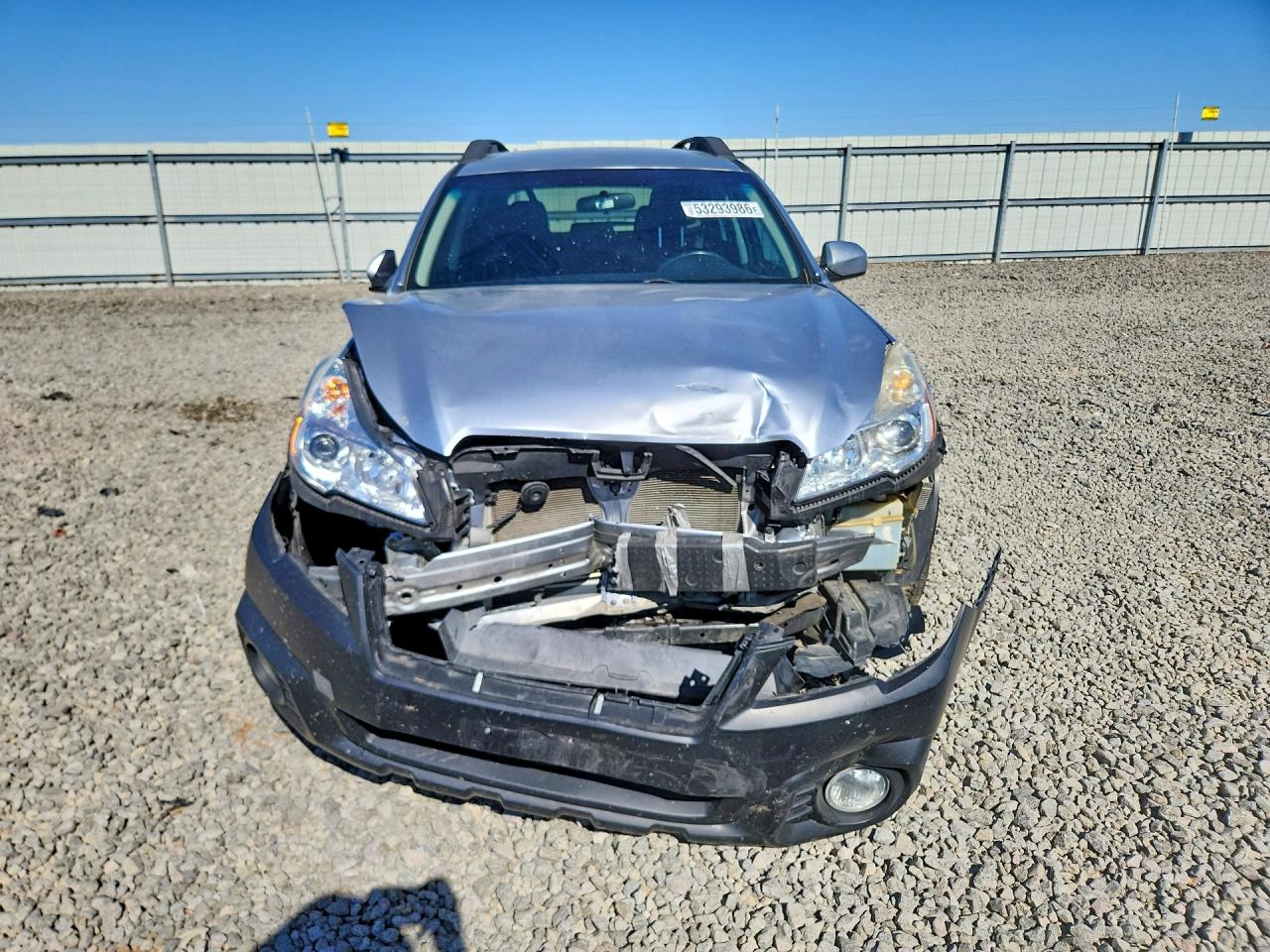 2013 Subaru Outback 2.5i Premium Silver vin: 4S4BRBCC9D3210953