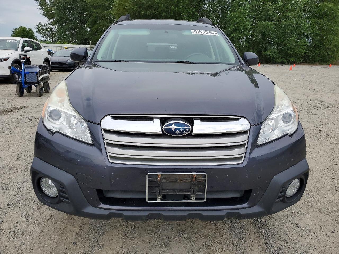 2013 Subaru Outback 2.5i Premium Gray vin: 4S4BRBCC9D3265533