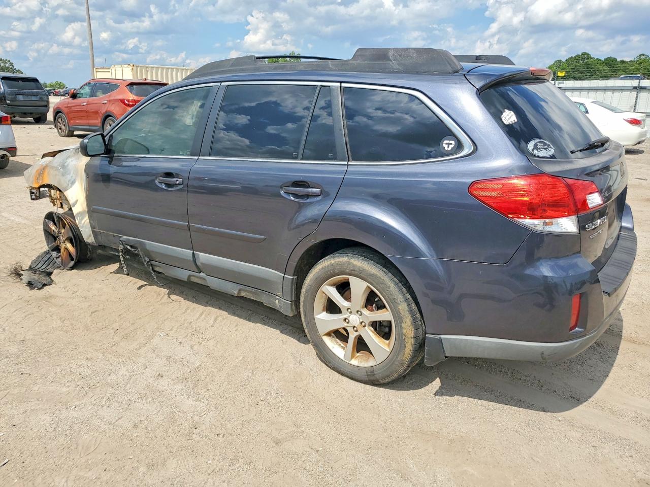 2013 Subaru Outback 2.5i Premium Серый vin: 4S4BRBCC9D3321342