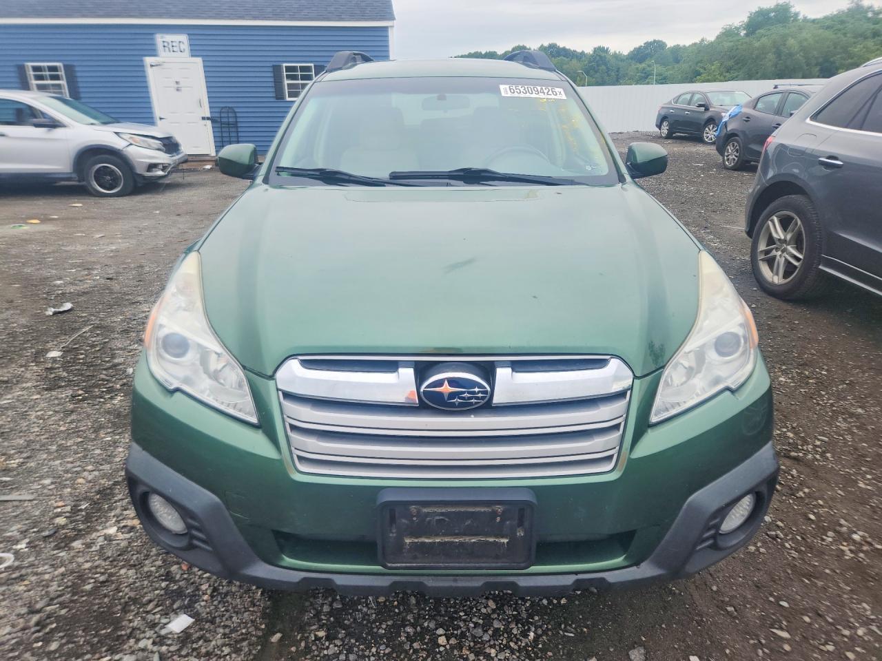 2014 Subaru Outback 2.5i Premium Green vin: 4S4BRBCC9E3238690