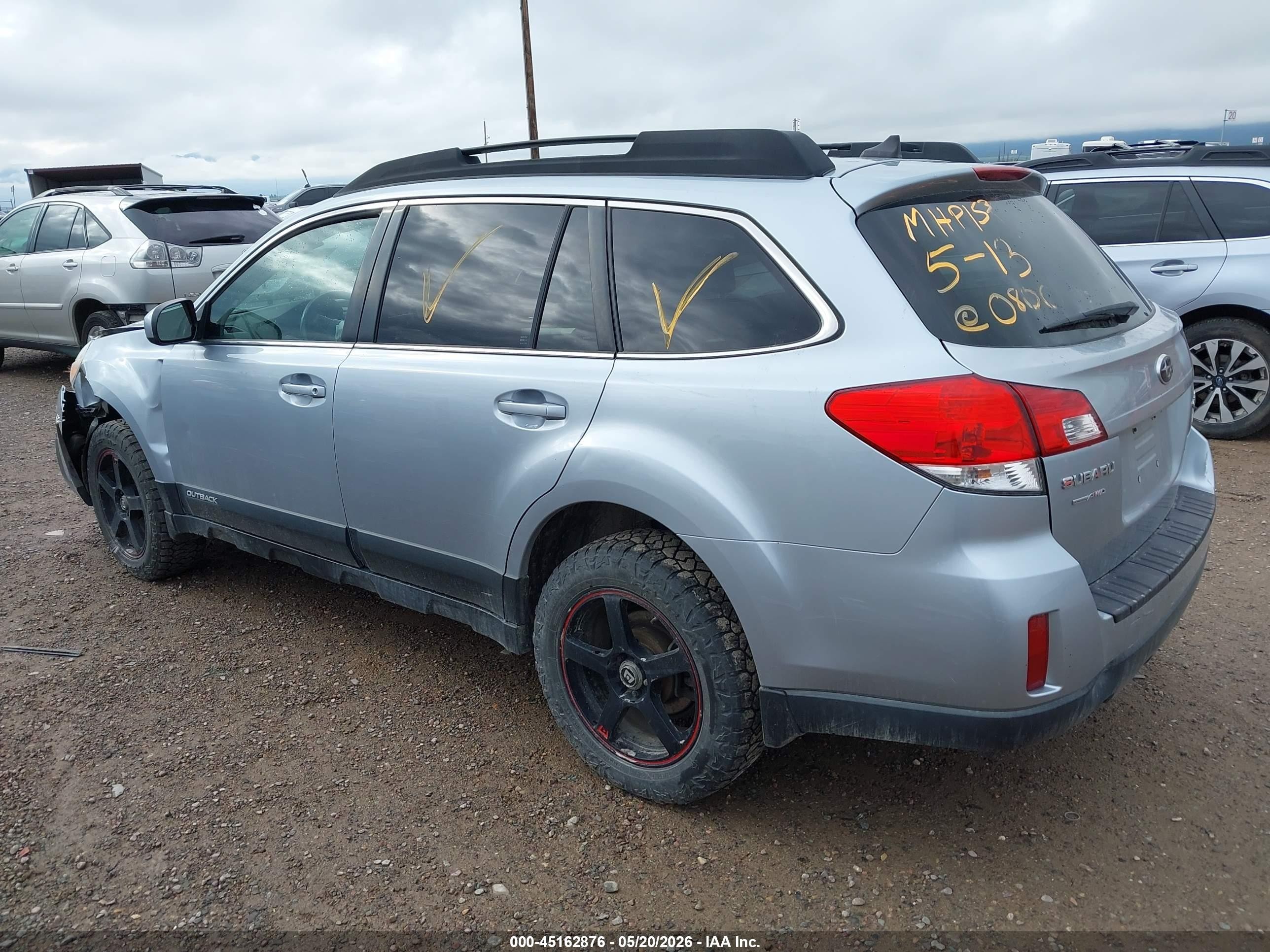 2014 Subaru Outback 2.5i Premium Light Blue vin: 4S4BRBCC9E3238933