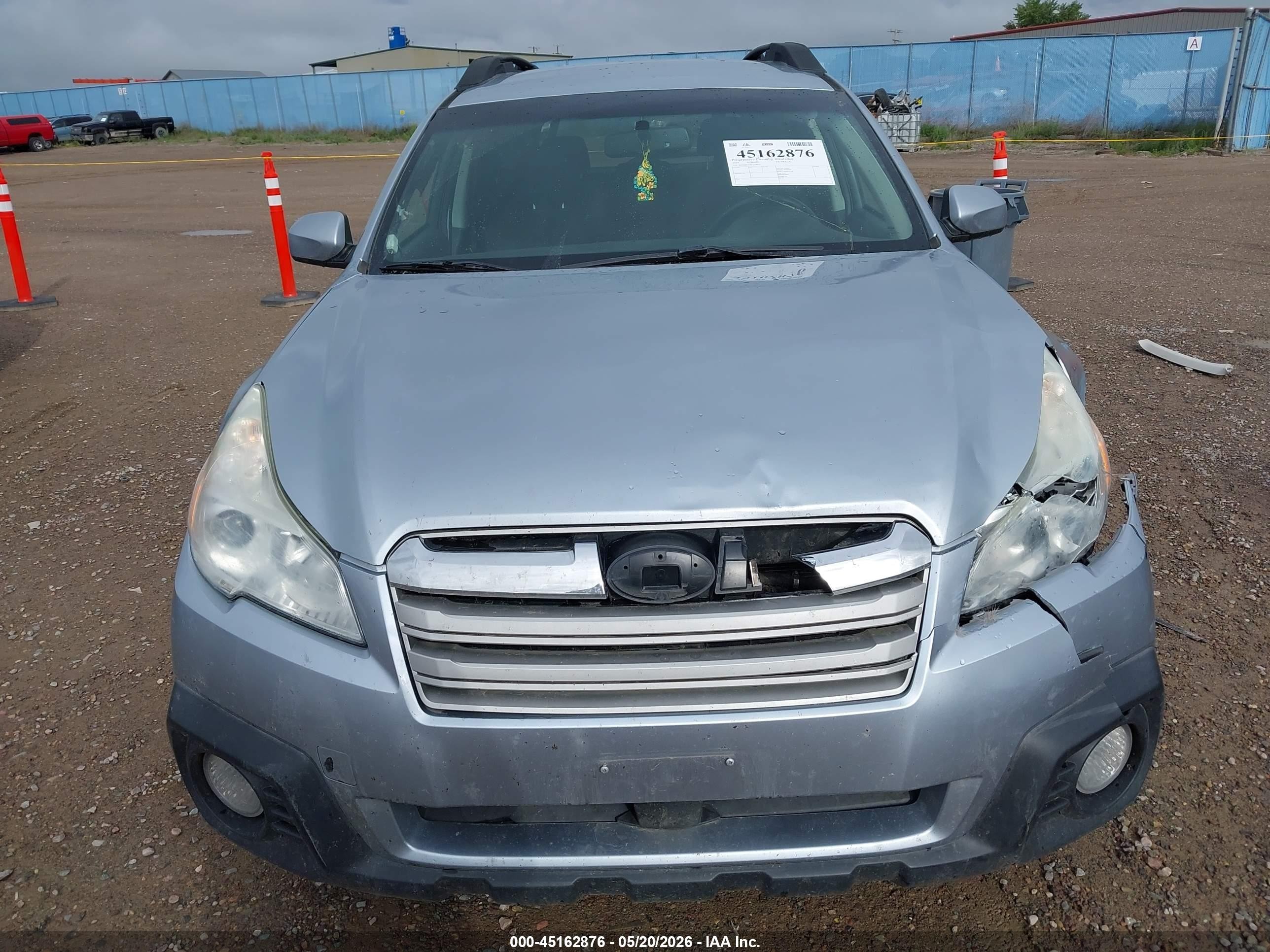 2014 Subaru Outback 2.5i Premium Light Blue vin: 4S4BRBCC9E3238933