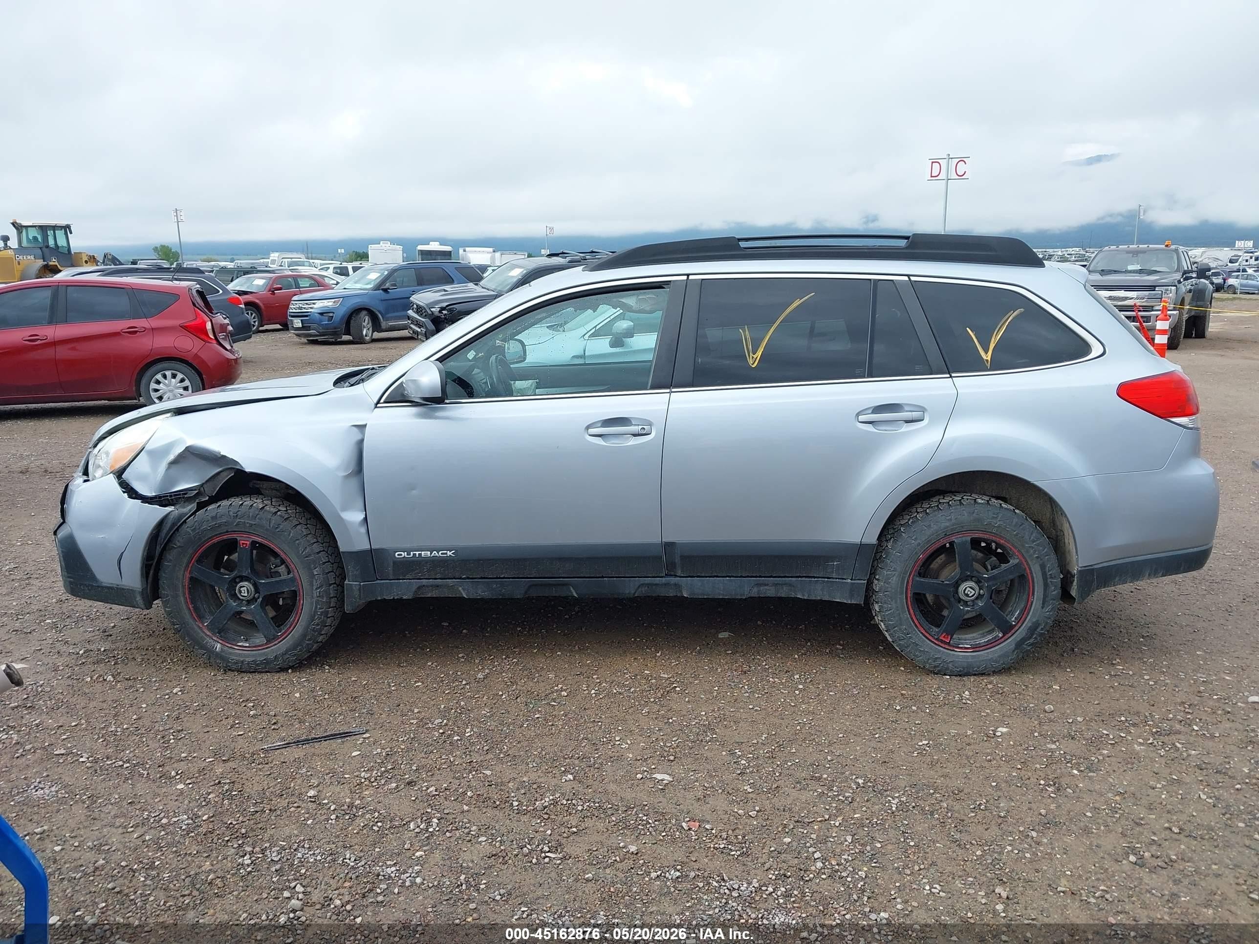2014 Subaru Outback 2.5i Premium Light Blue vin: 4S4BRBCC9E3238933