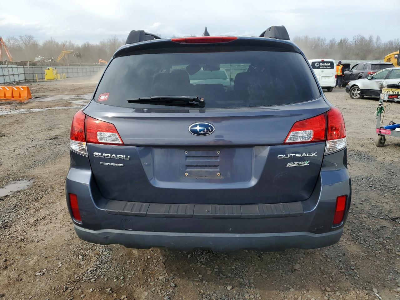 2014 Subaru Outback 2.5i Premium Gray vin: 4S4BRBCC9E3274914