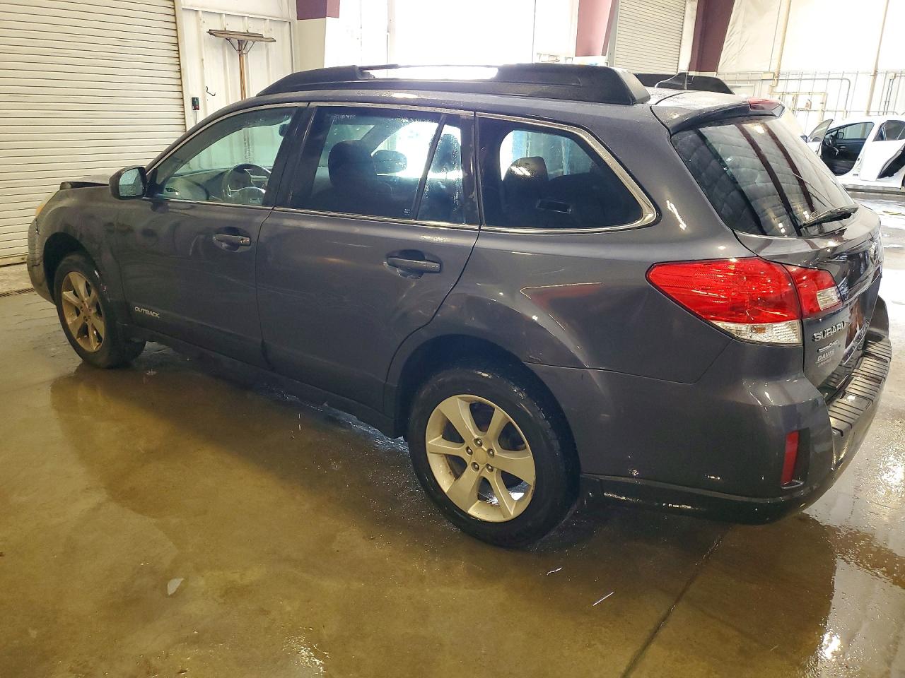 2014 Subaru Outback 2.5i Premium Gray vin: 4S4BRBCC9E3283337