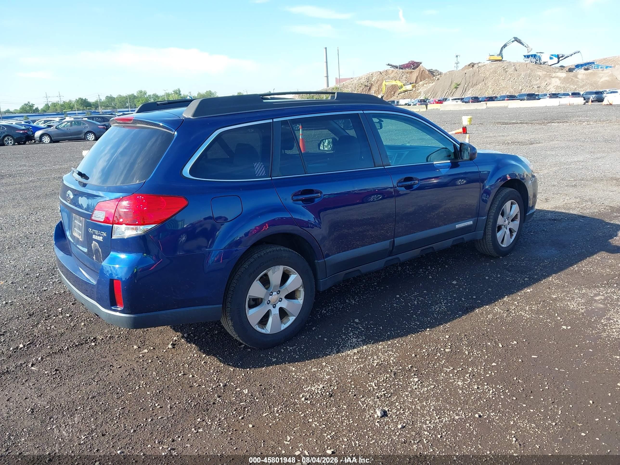 2010 Subaru Outback 2.5i Premium Blue vin: 4S4BRBCCXA3364955