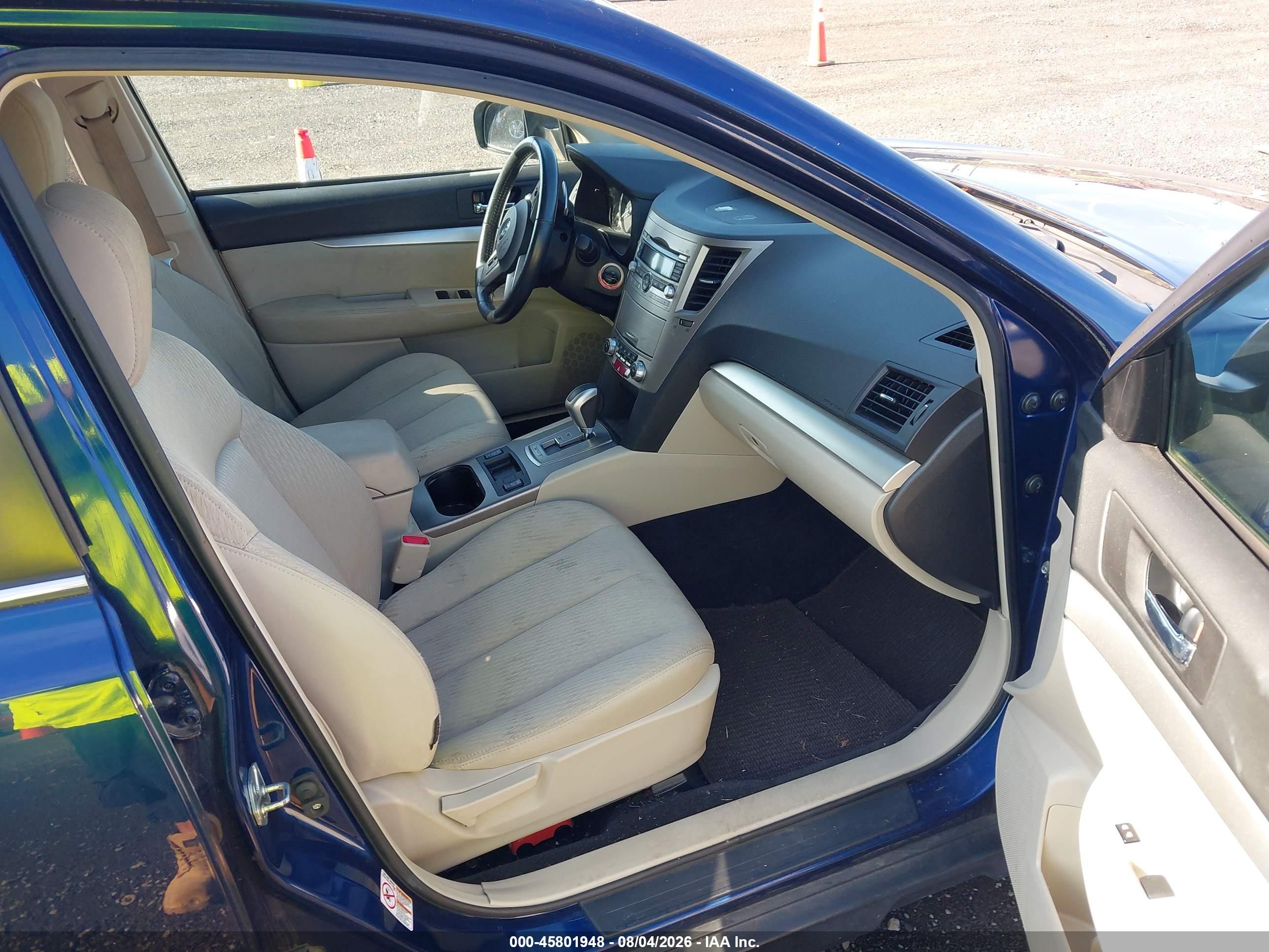 2010 Subaru Outback 2.5i Premium Blue vin: 4S4BRBCCXA3364955