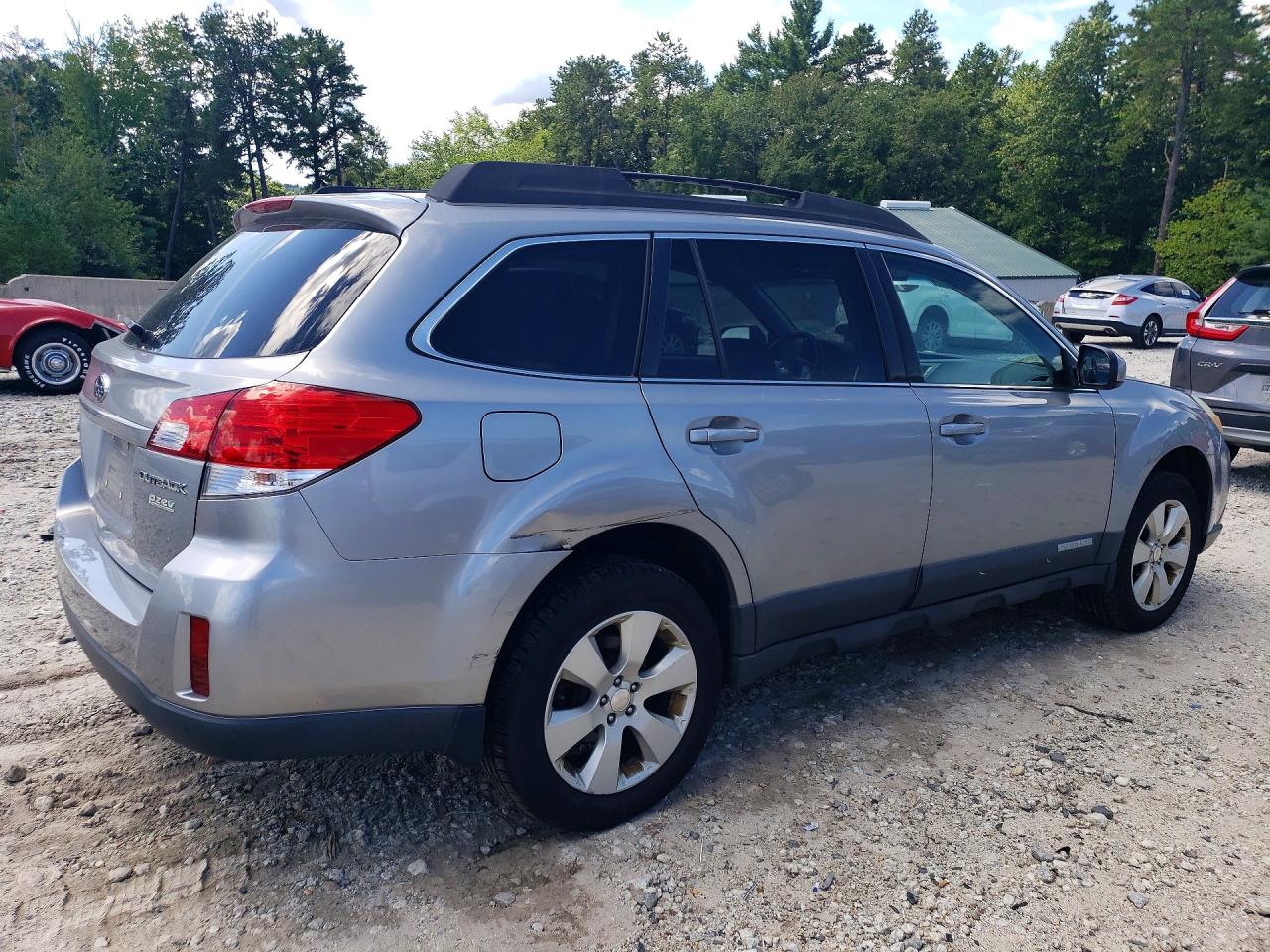 2011 Subaru Outback 2.5i Premium Silver vin: 4S4BRBCCXB3372233