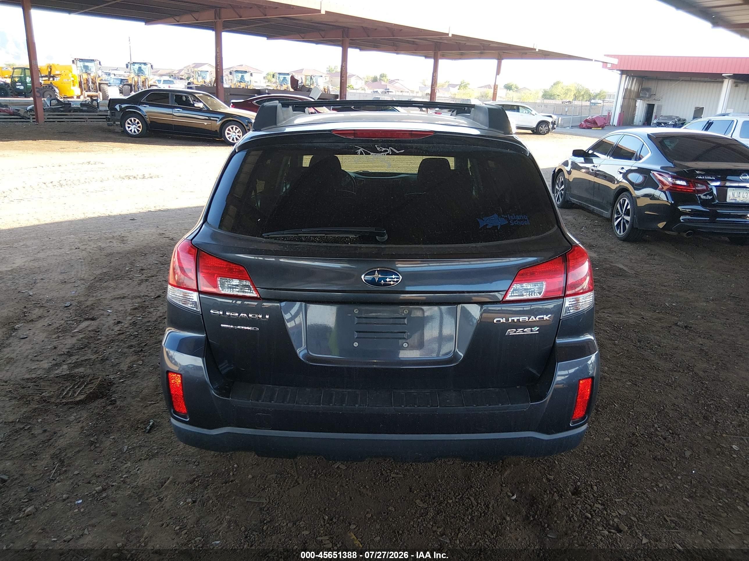 2011 Subaru Outback 2.5i Premium Gray vin: 4S4BRBCCXB3399626