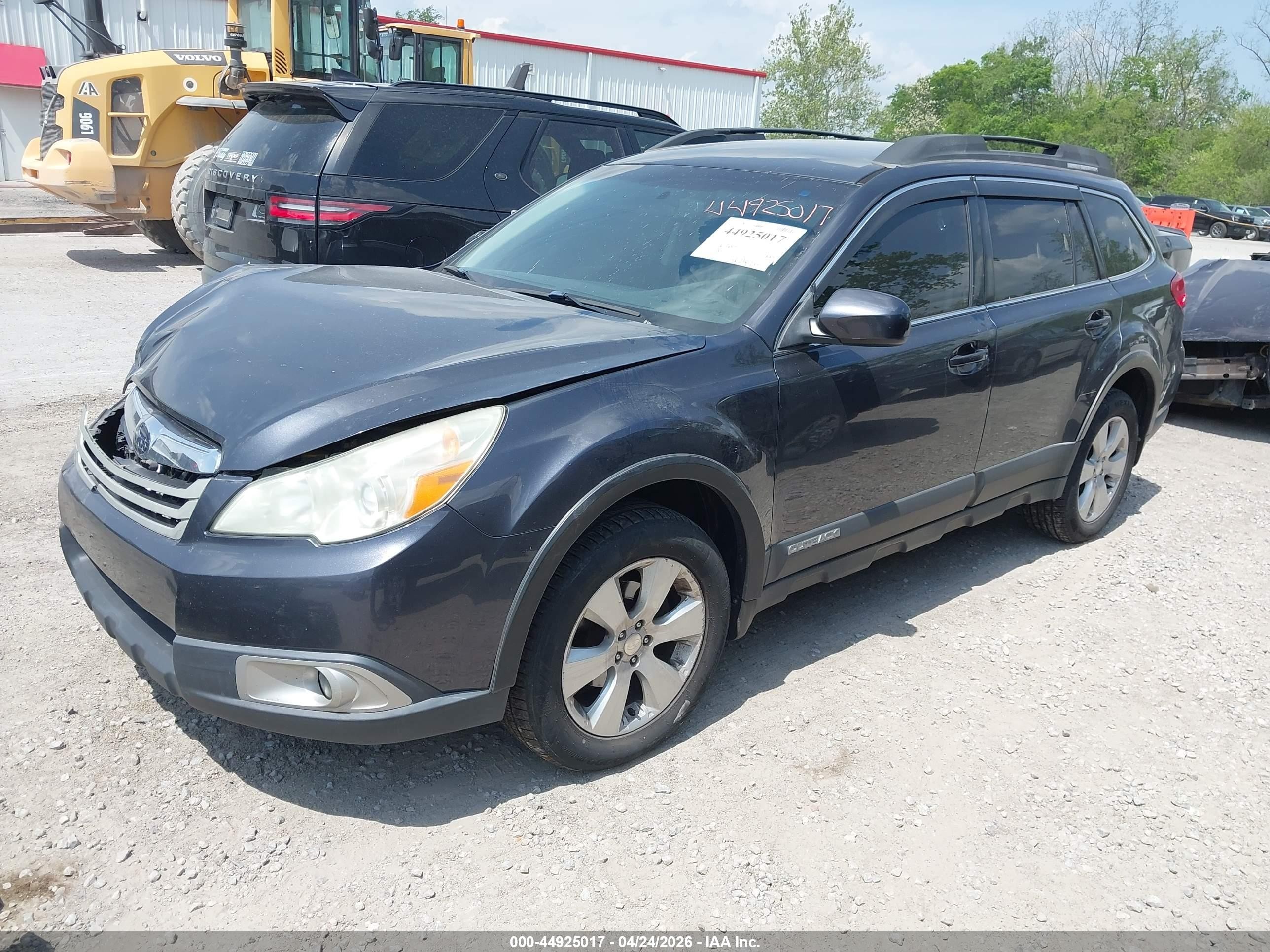 2011 Subaru Outback 2.5i Premium Gray vin: 4S4BRBCCXB3433774