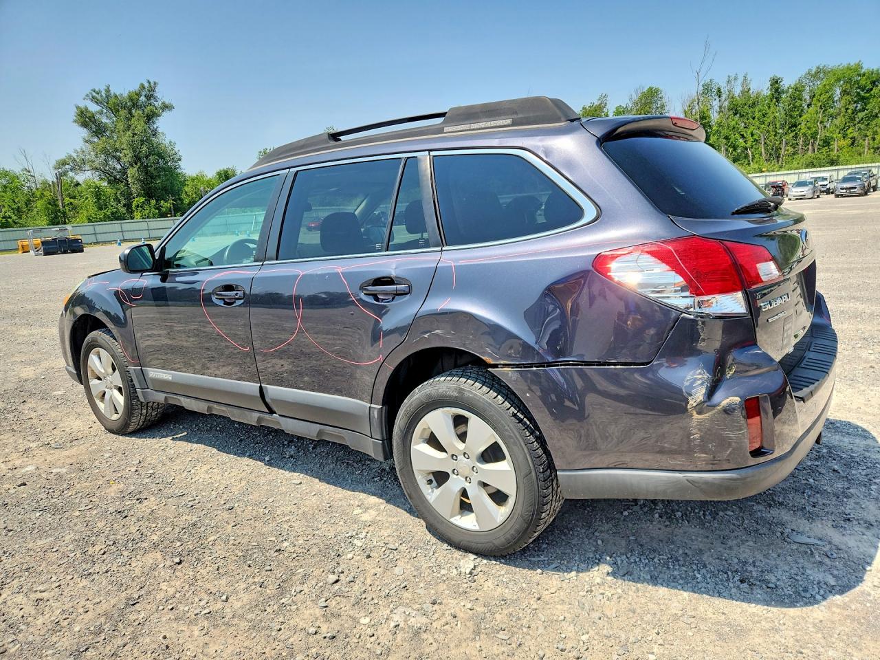 2012 Subaru Outback 2.5i Premium Gray vin: 4S4BRBCCXC3206683