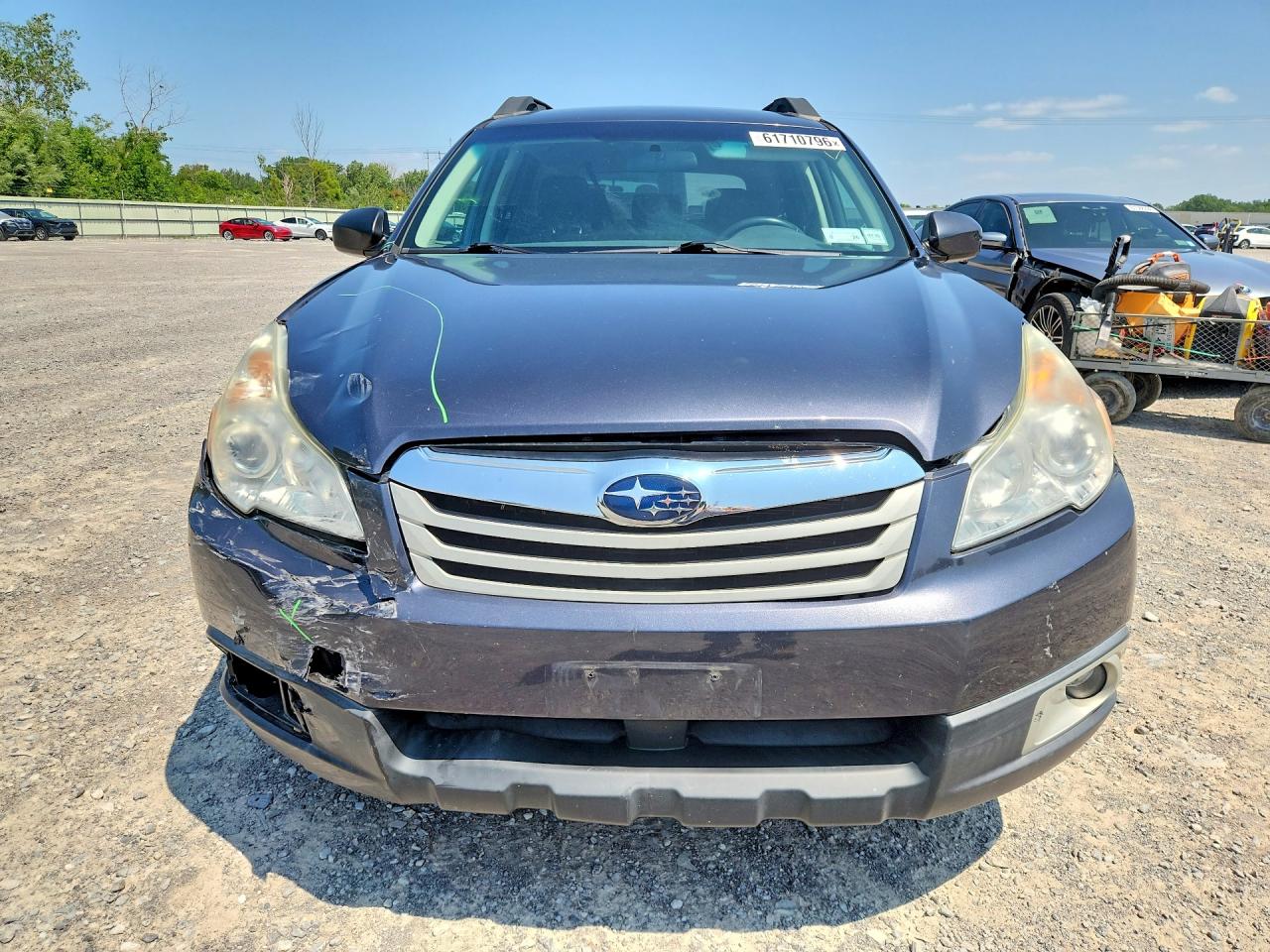 2012 Subaru Outback 2.5i Premium Gray vin: 4S4BRBCCXC3206683