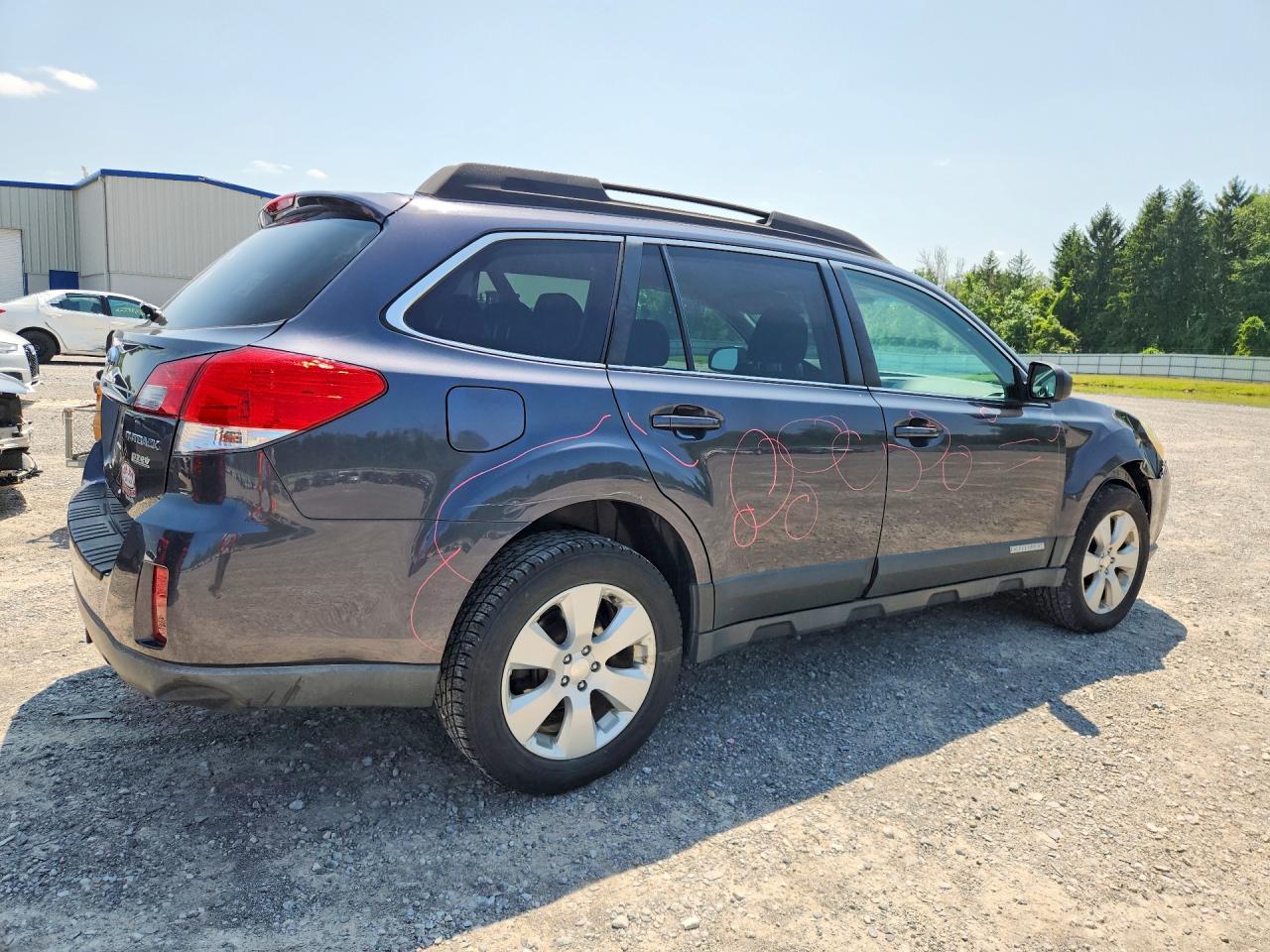 2012 Subaru Outback 2.5i Premium Gray vin: 4S4BRBCCXC3206683