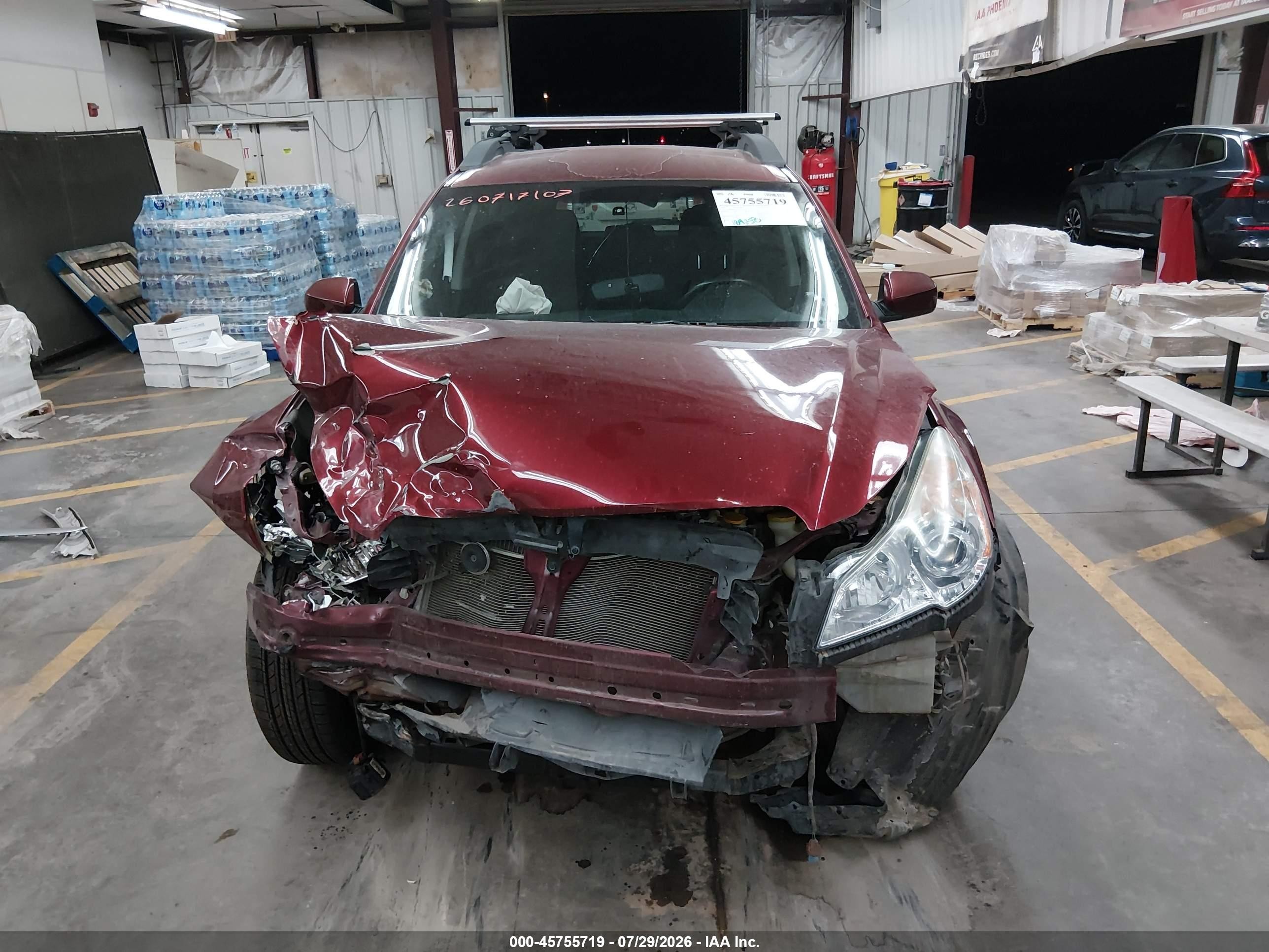 2012 Subaru Outback 2.5i Premium Maroon vin: 4S4BRBCCXC3215853