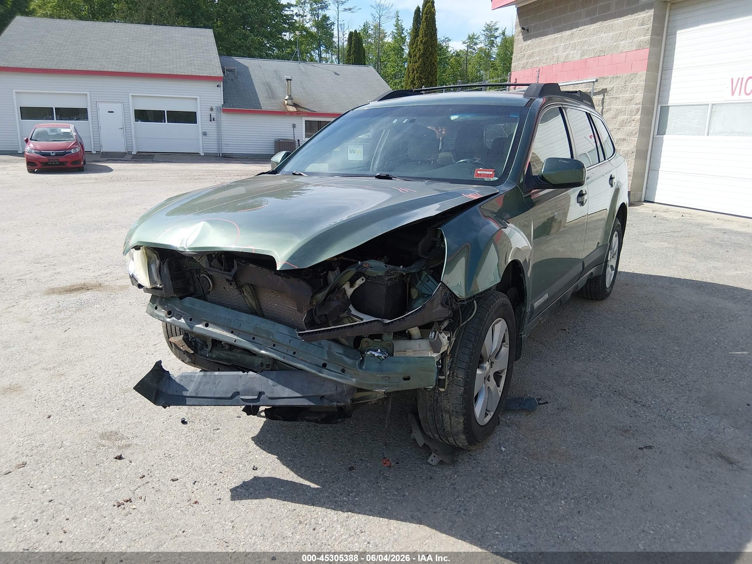 2012 Subaru Outback 2.5i Premium Green vin: 4S4BRBCCXC3244611