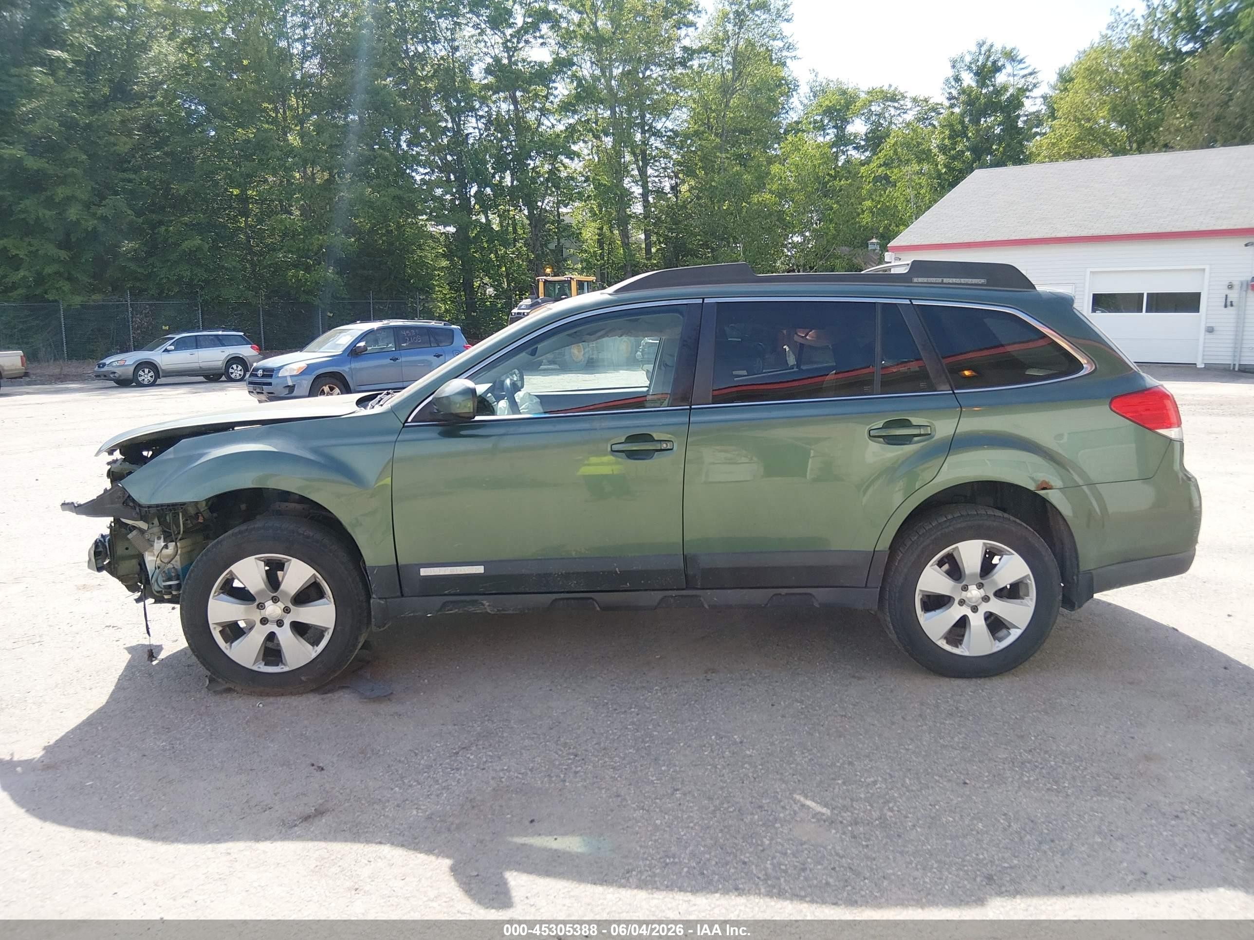 2012 Subaru Outback 2.5i Premium Green vin: 4S4BRBCCXC3244611