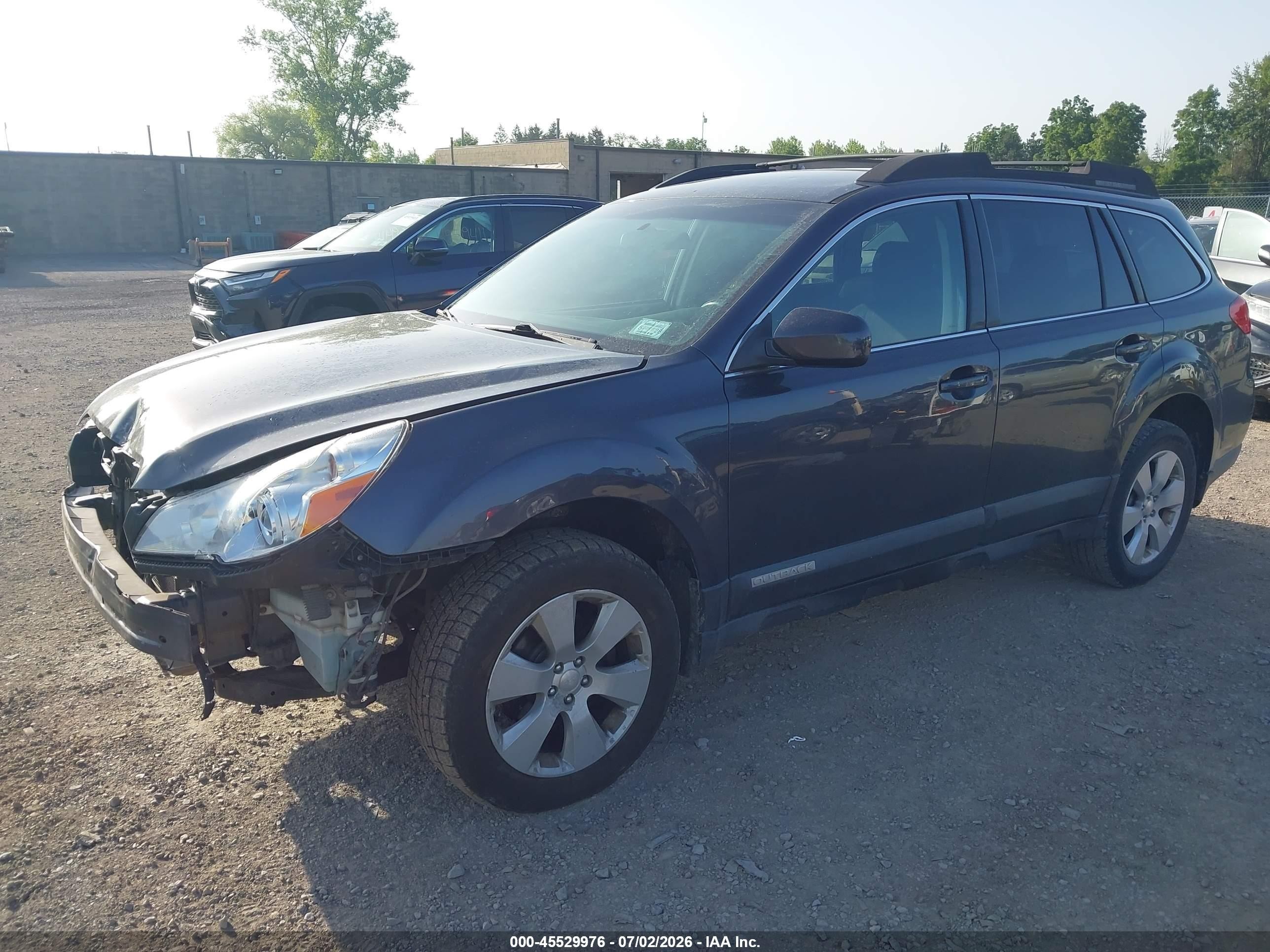 2012 Subaru Outback 2.5i Premium Gray vin: 4S4BRBCCXC3270495