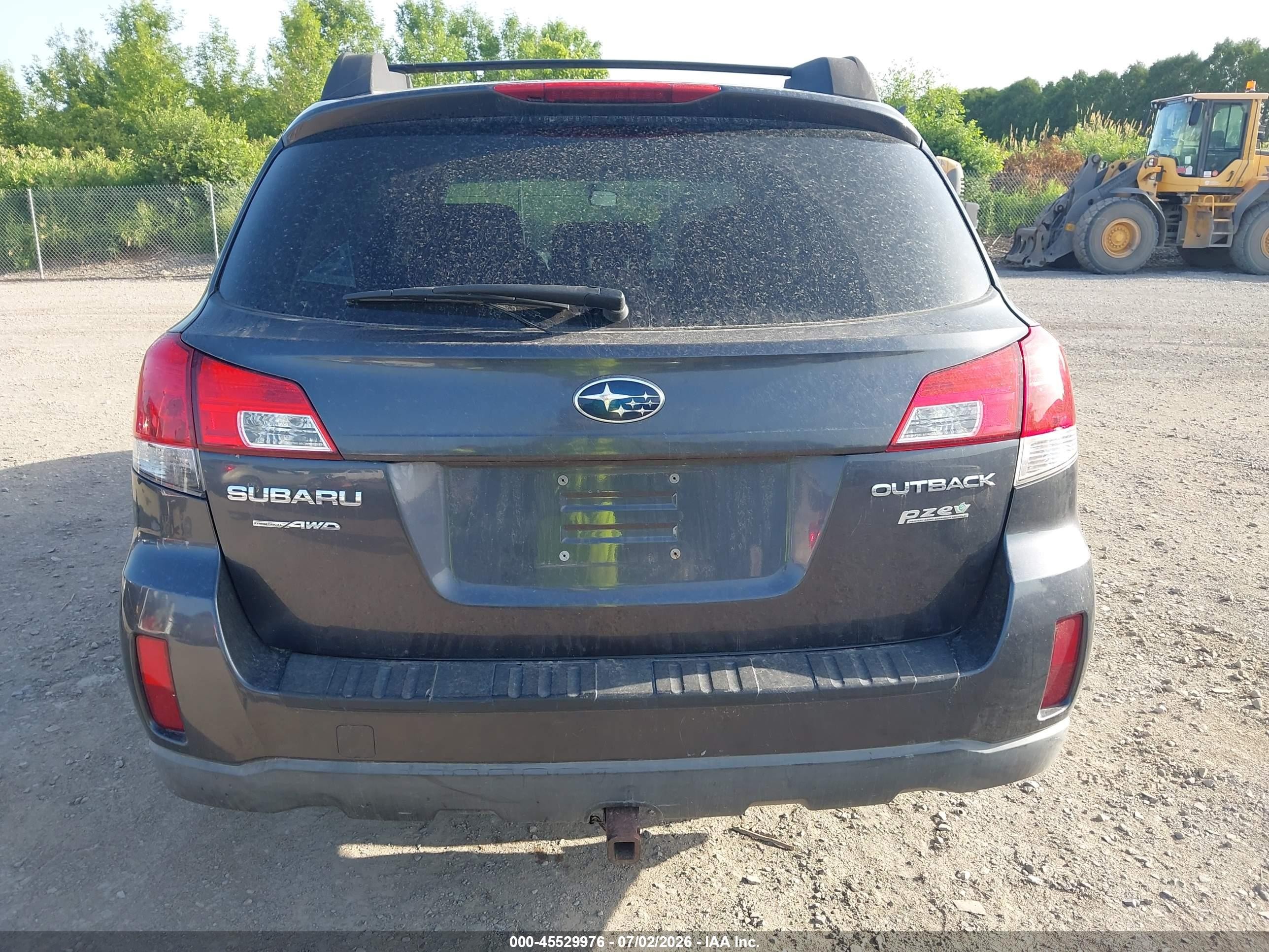 2012 Subaru Outback 2.5i Premium Gray vin: 4S4BRBCCXC3270495