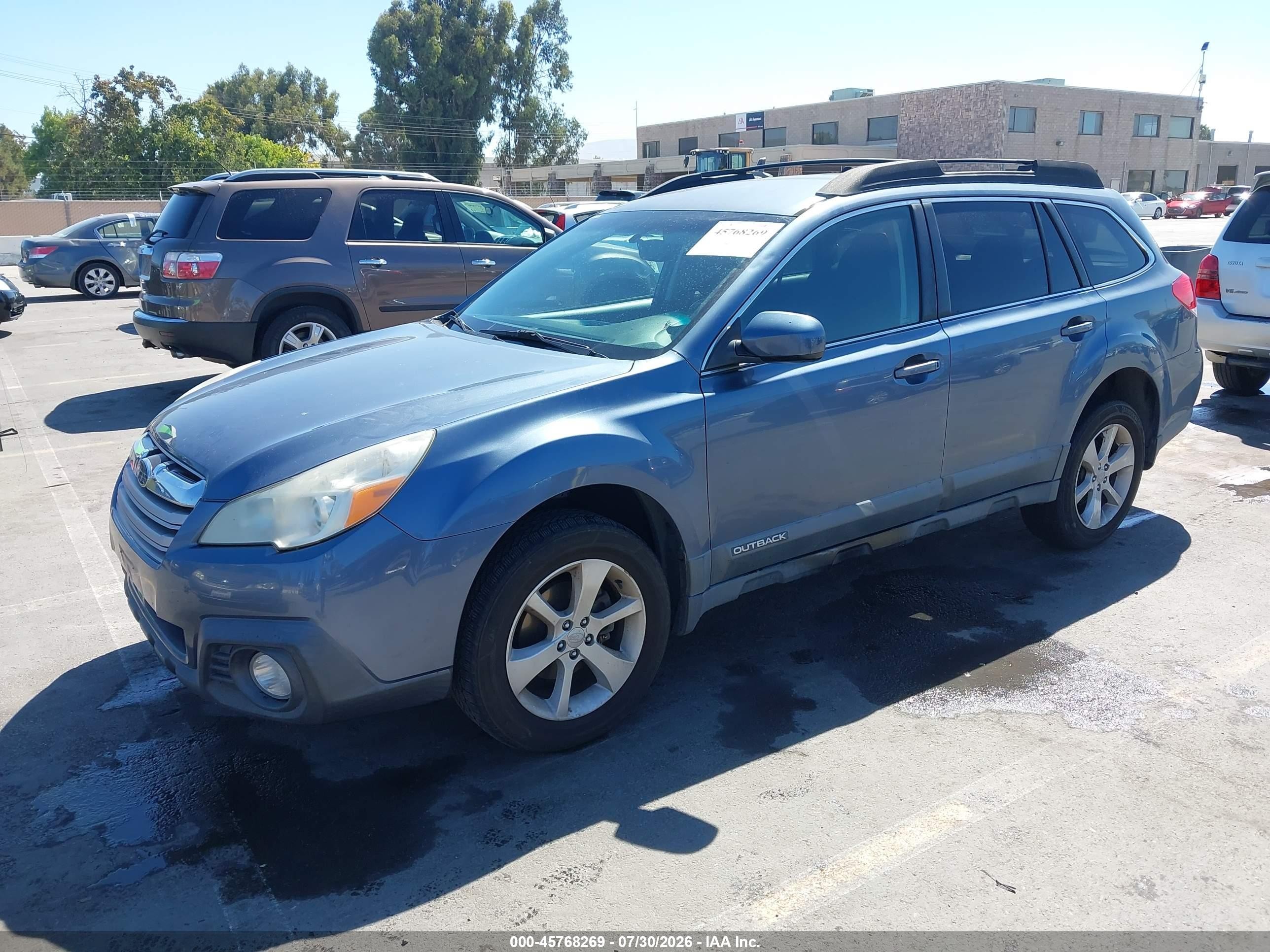 2013 Subaru Outback 2.5i Premium Blue vin: 4S4BRBCCXD3210086