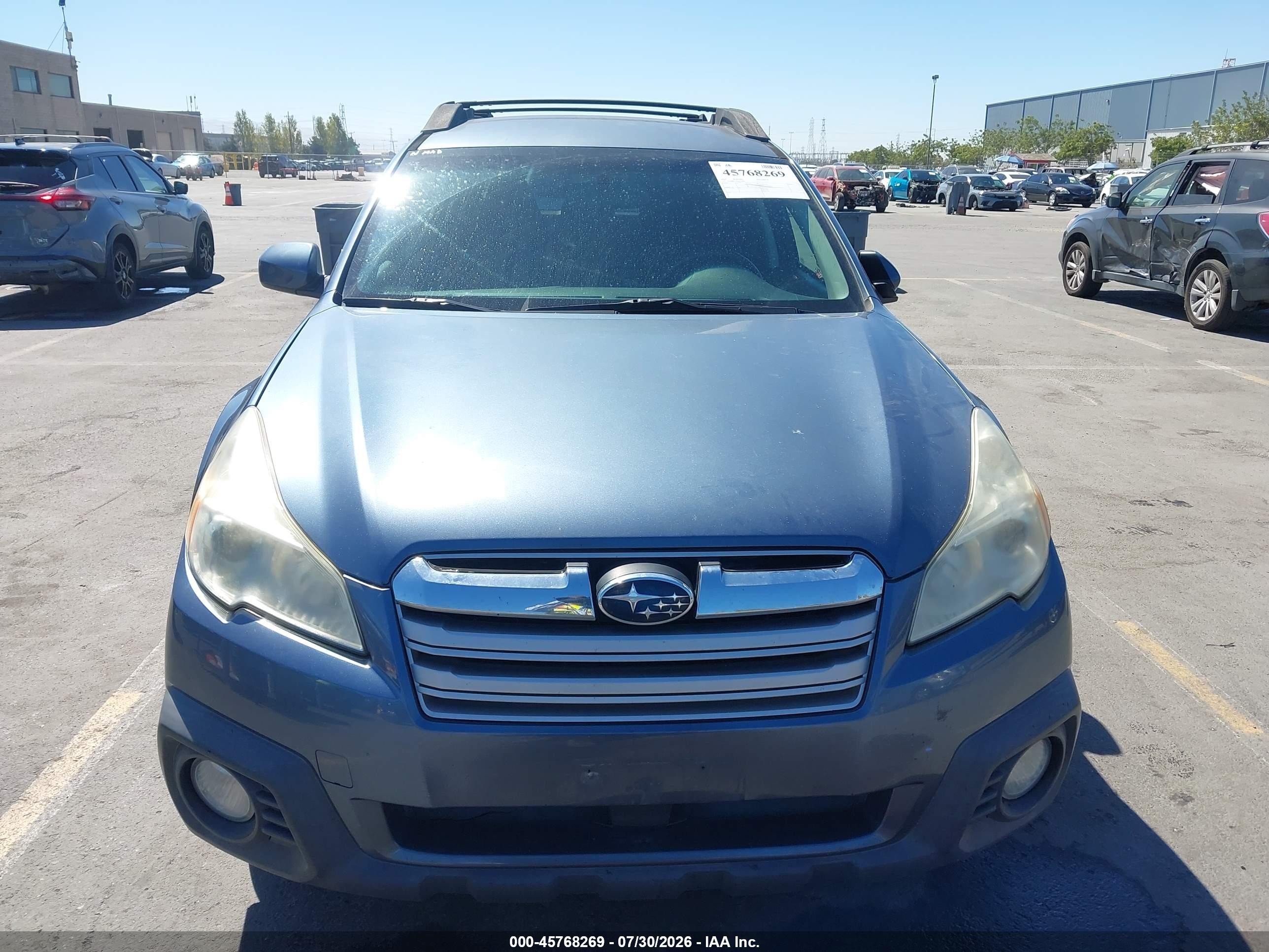 2013 Subaru Outback 2.5i Premium Blue vin: 4S4BRBCCXD3210086