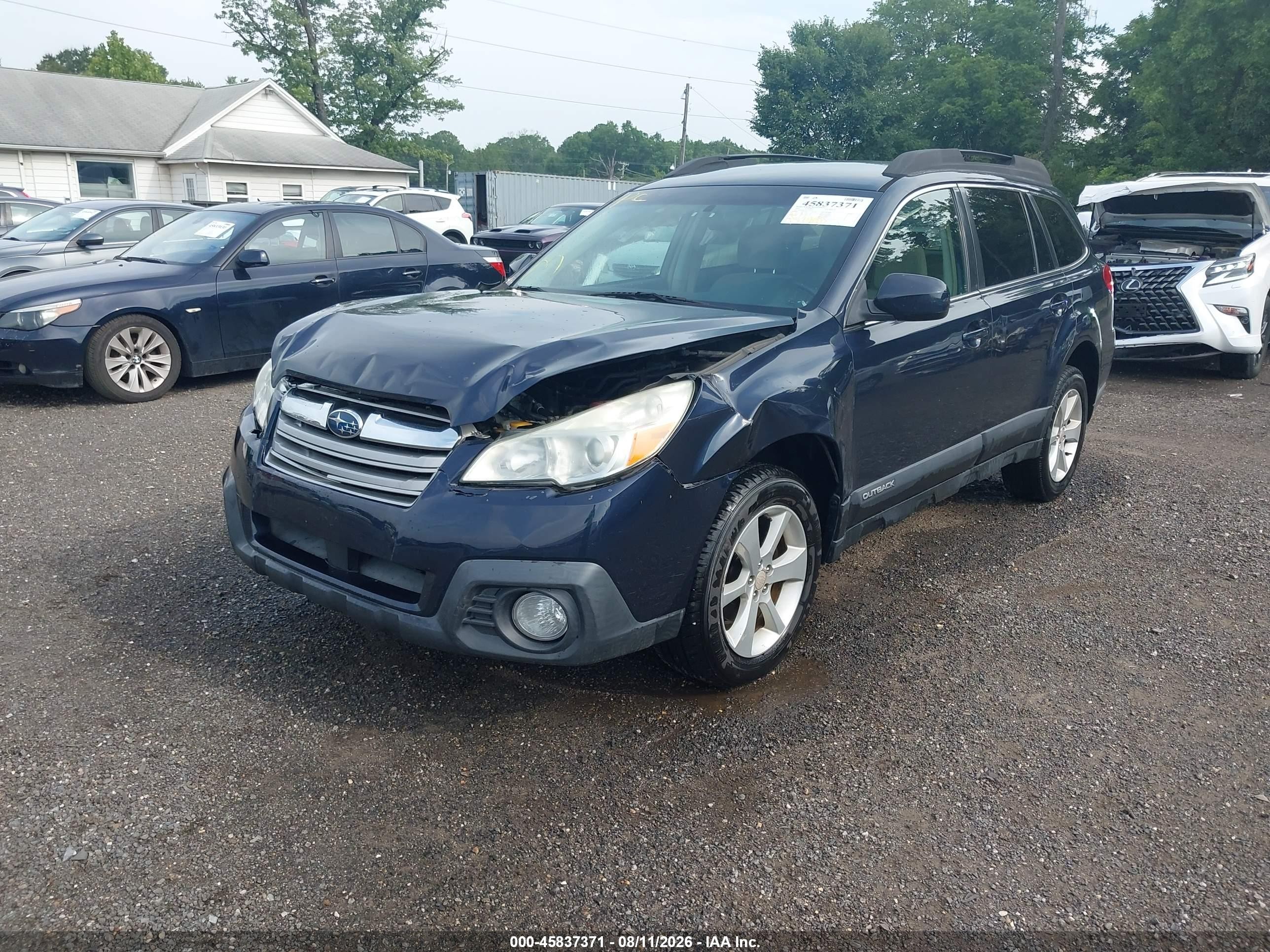 2013 Subaru Outback 2.5i Premium Blue vin: 4S4BRBCCXD3279764