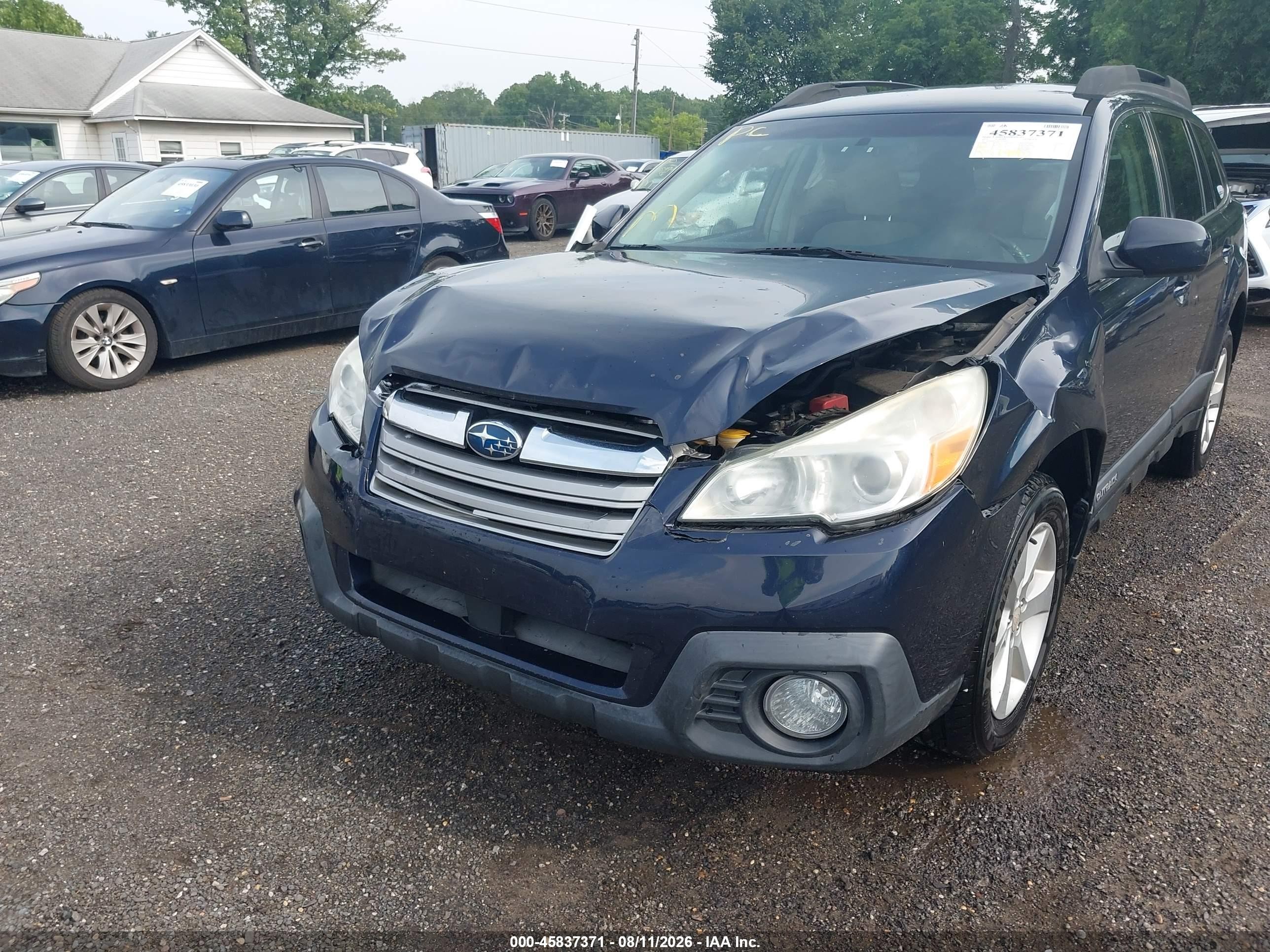 2013 Subaru Outback 2.5i Premium Blue vin: 4S4BRBCCXD3279764