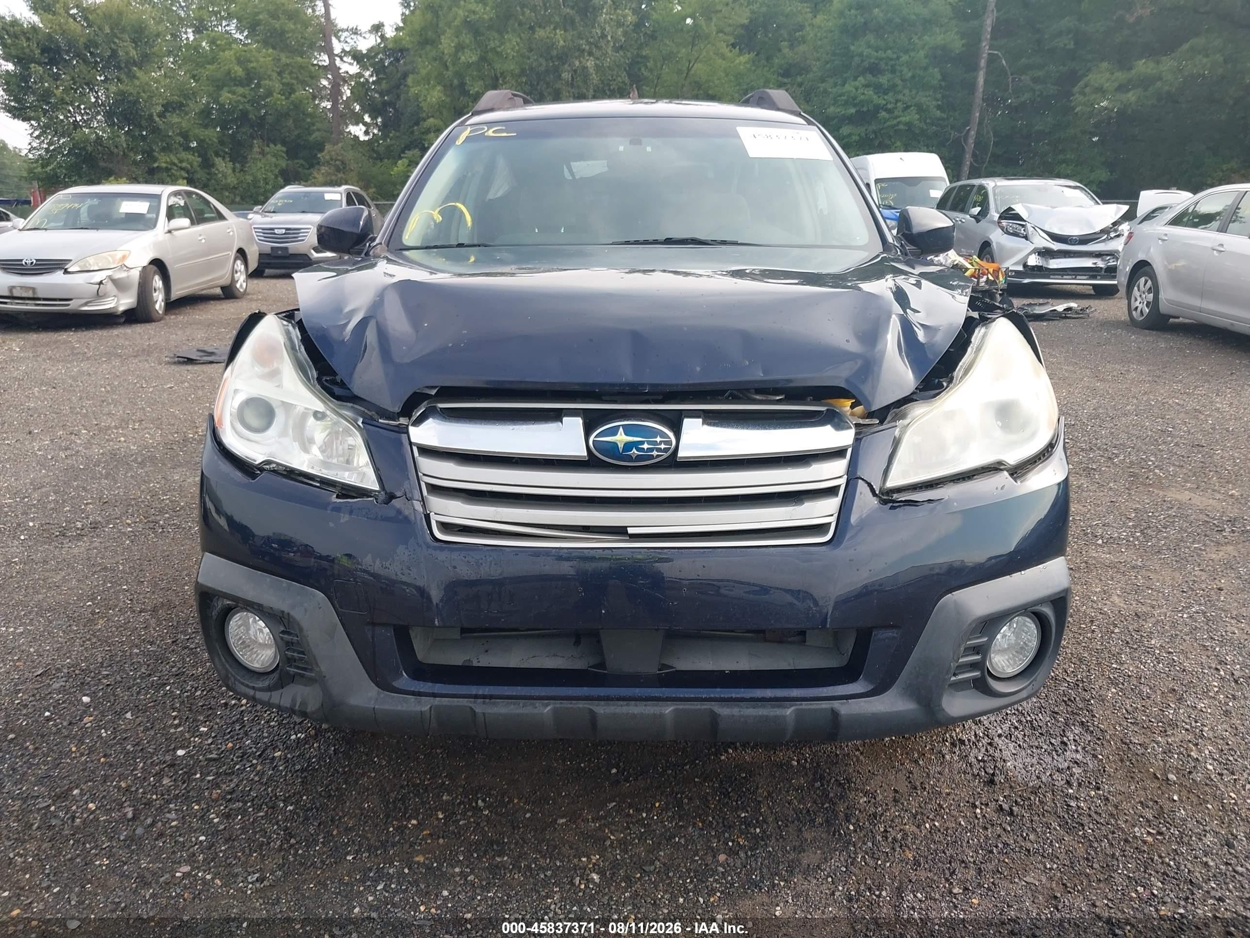 2013 Subaru Outback 2.5i Premium Blue vin: 4S4BRBCCXD3279764