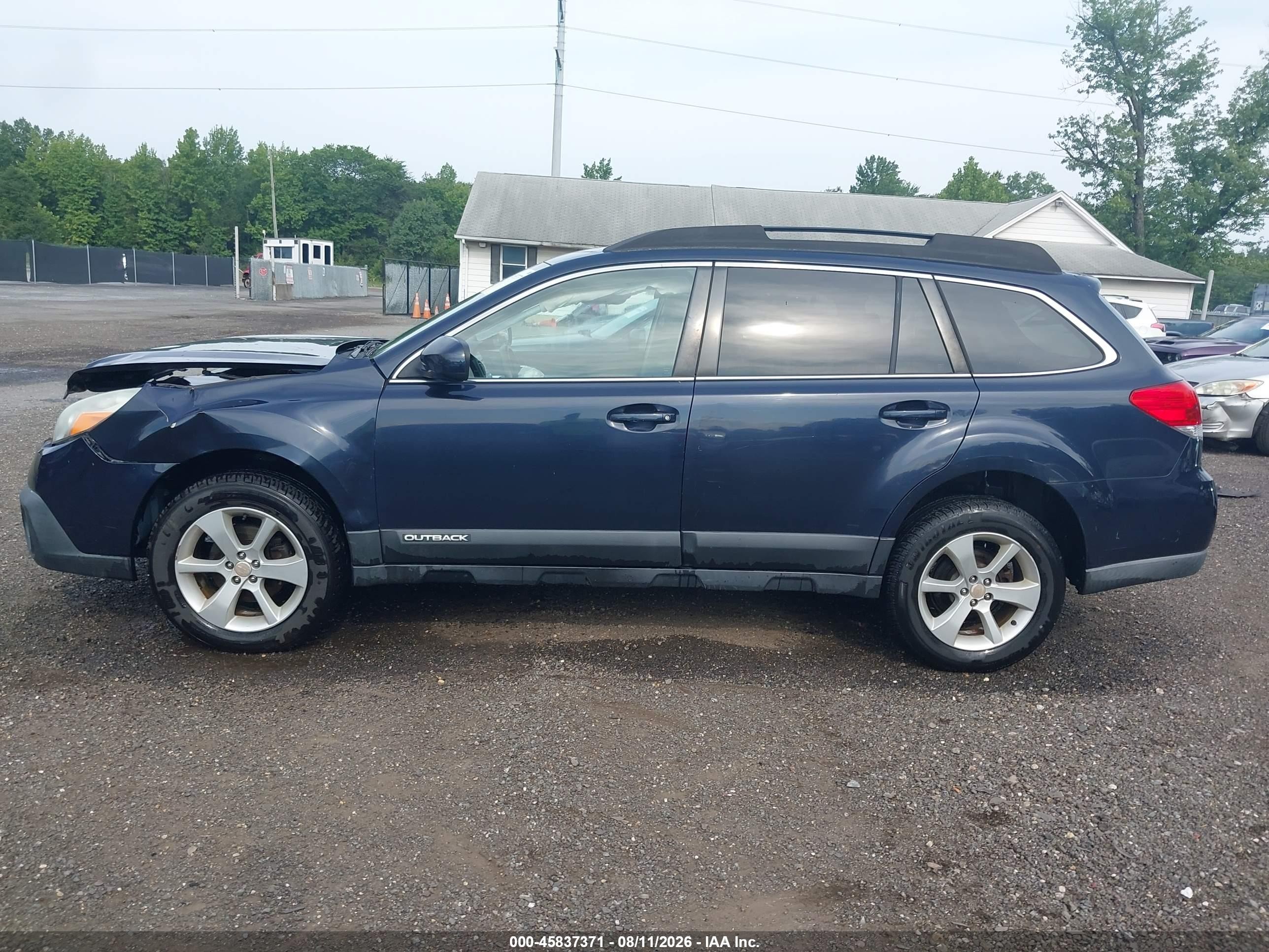 2013 Subaru Outback 2.5i Premium Blue vin: 4S4BRBCCXD3279764