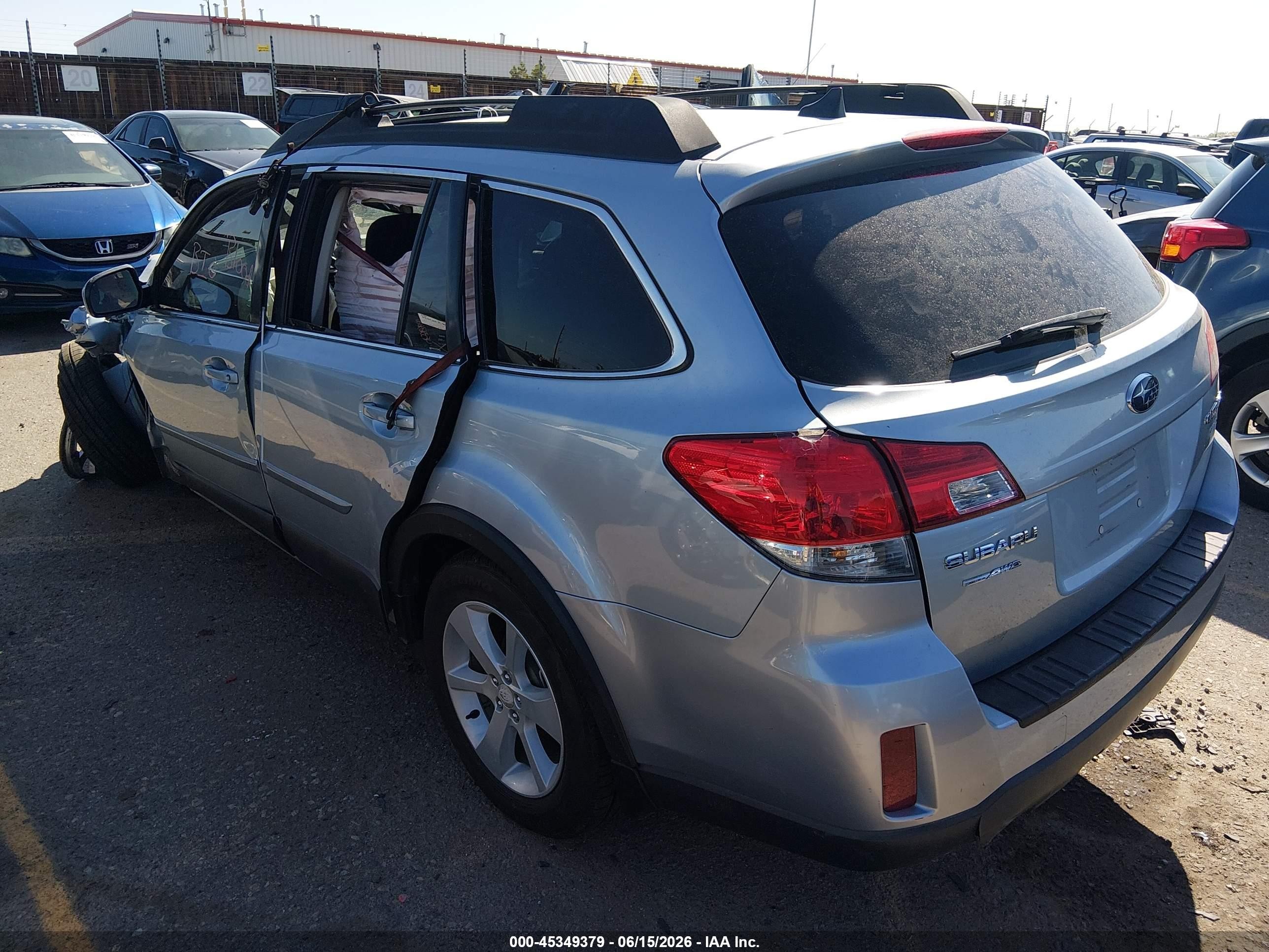 2014 Subaru Outback 2.5i Premium Gray vin: 4S4BRBDC0E3269633