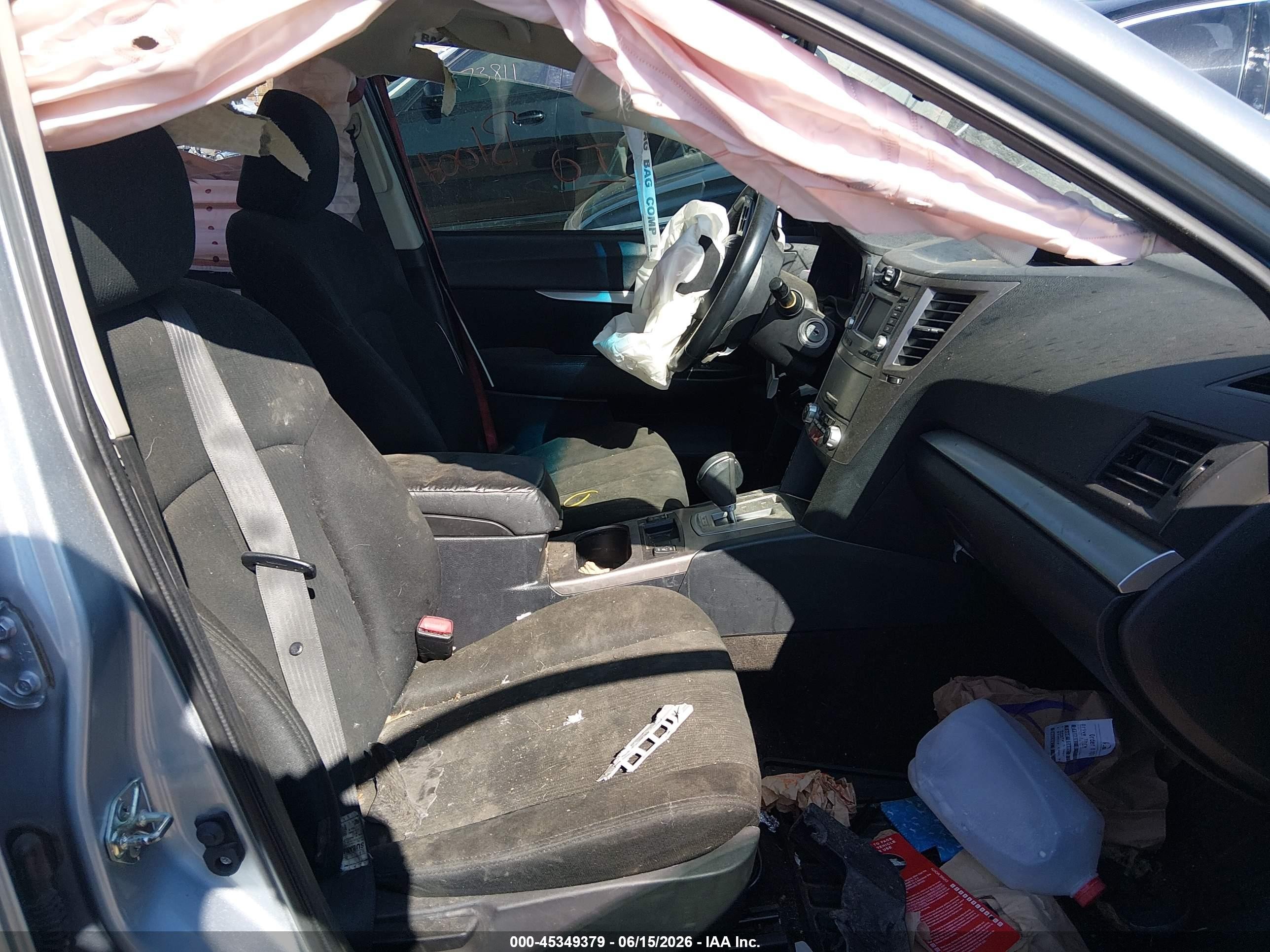 2014 Subaru Outback 2.5i Premium Gray vin: 4S4BRBDC0E3269633
