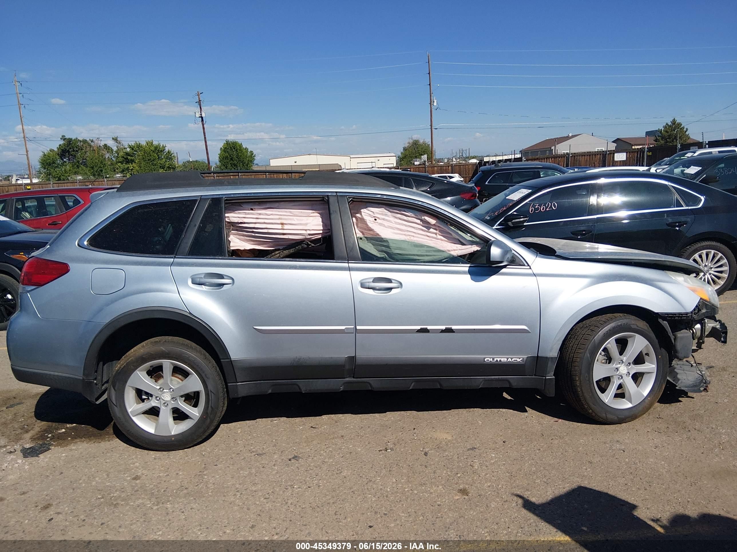 2014 Subaru Outback 2.5i Premium Gray vin: 4S4BRBDC0E3269633